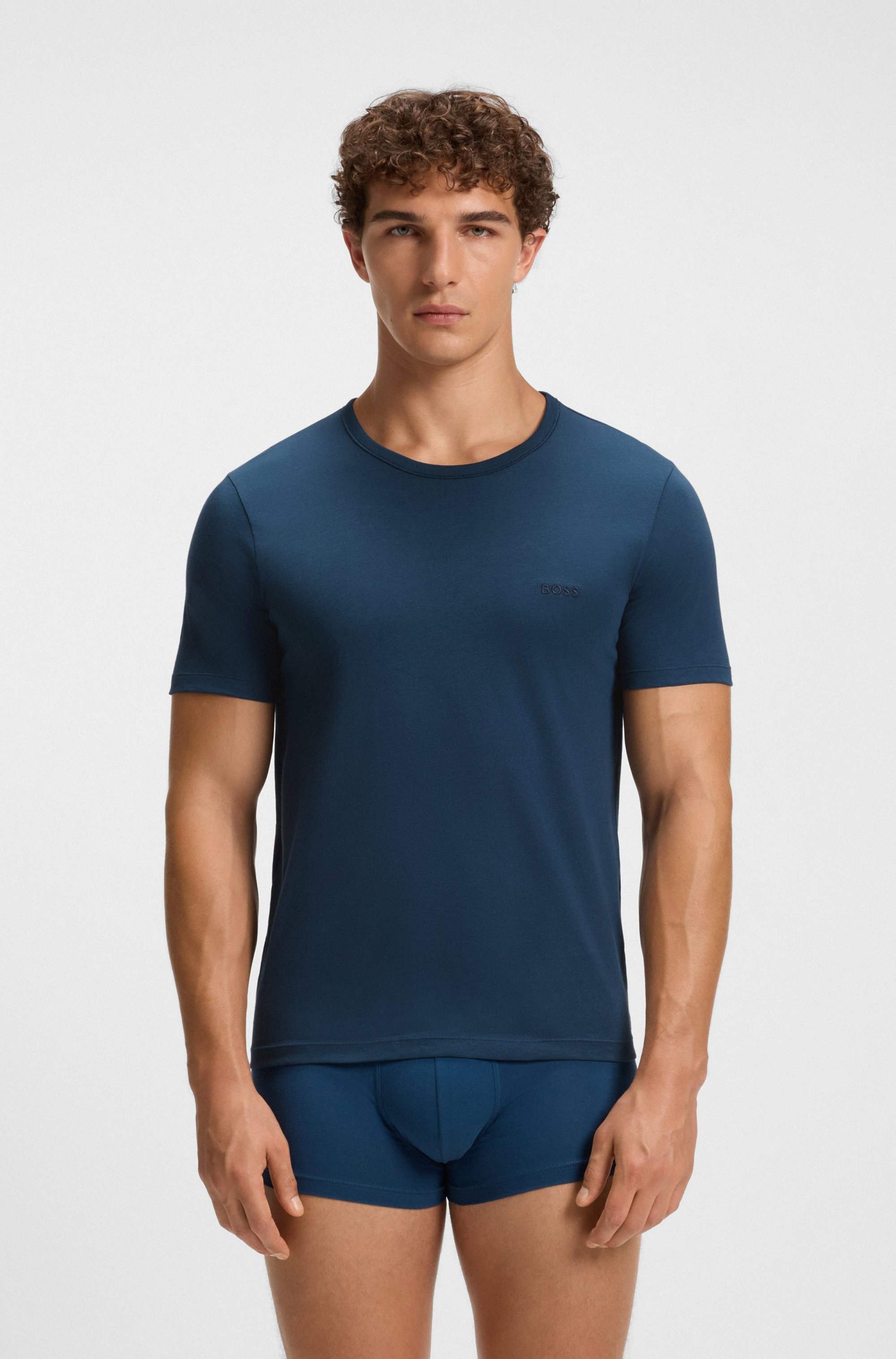 Three-pack of underwear T-shirts in cotton