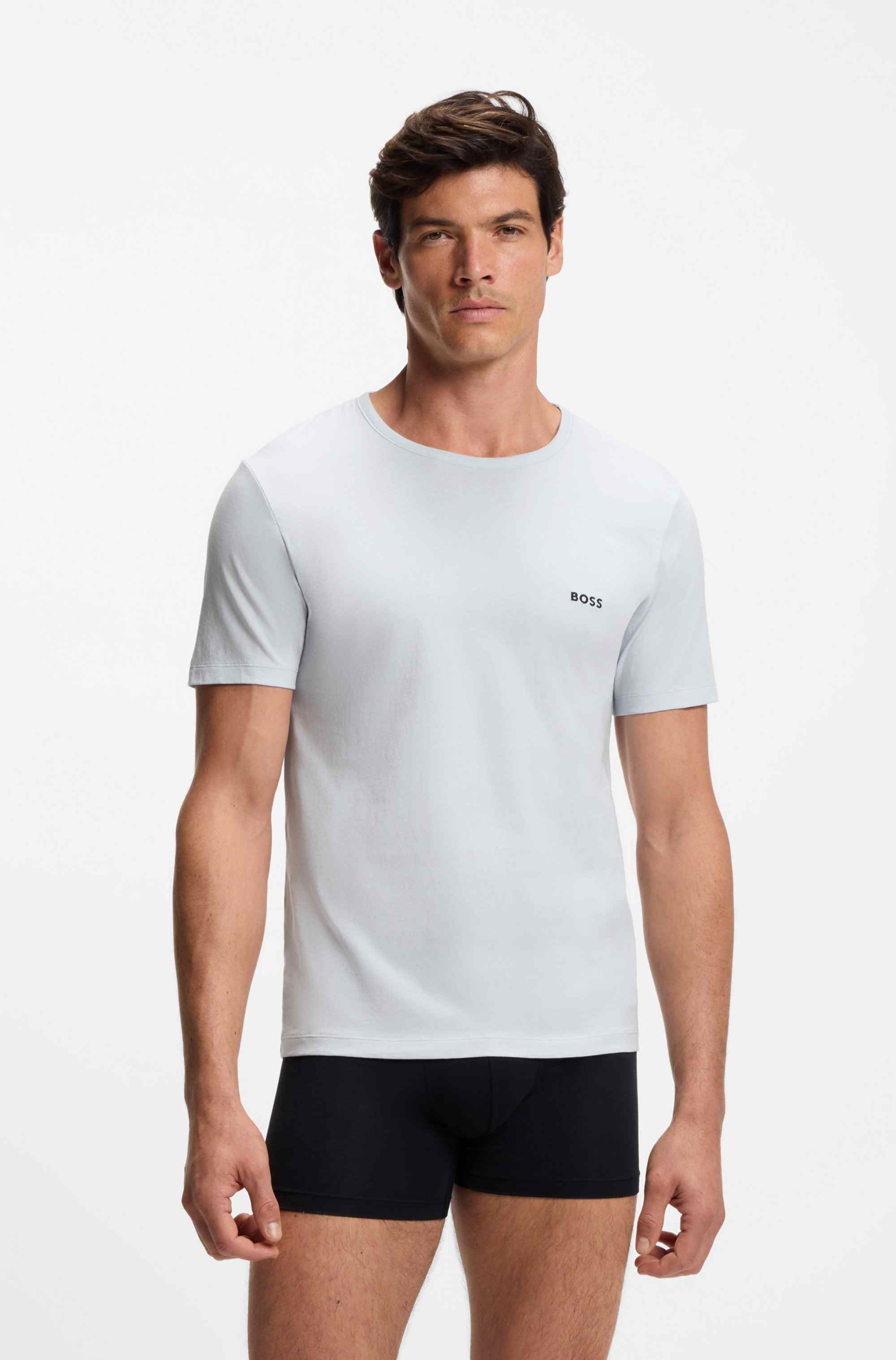 Three-pack of underwear T-shirts in cotton