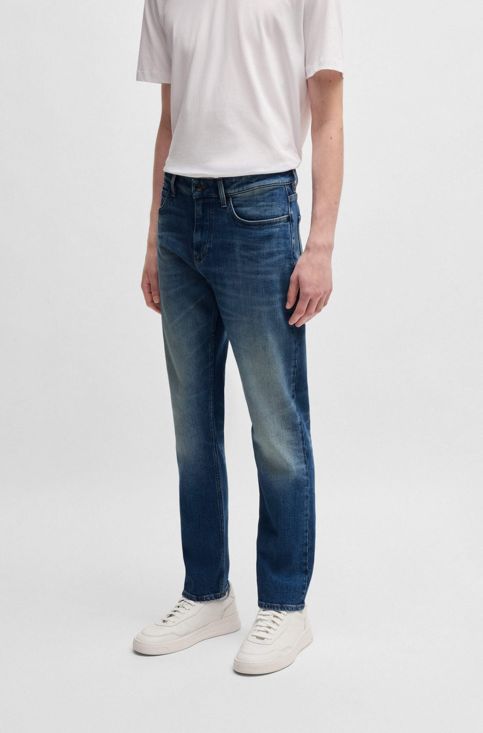 Delaware slim-fit jeans in blue comfort-stretch denim