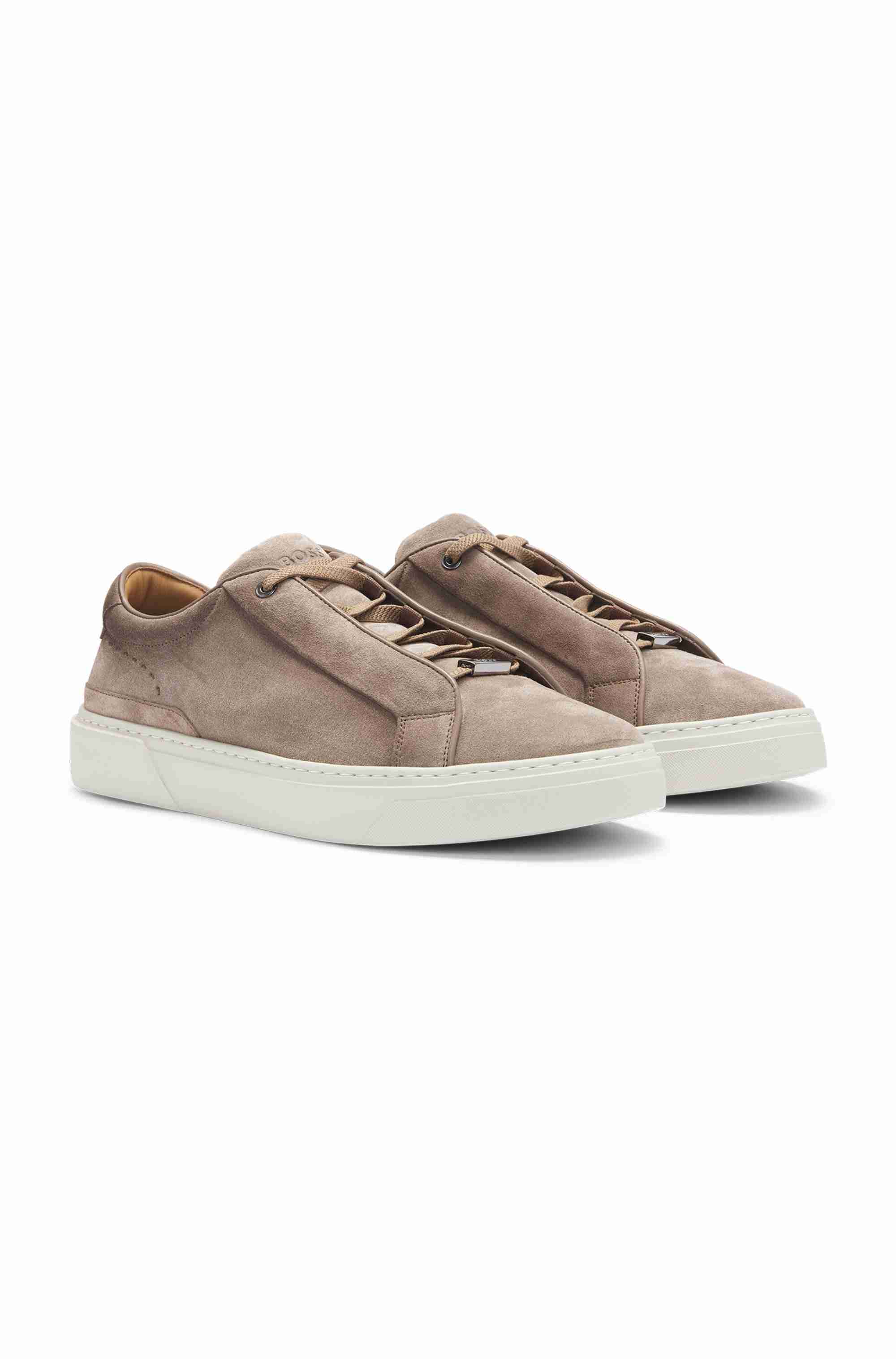 Gary trainers in suede with elastic lacing system