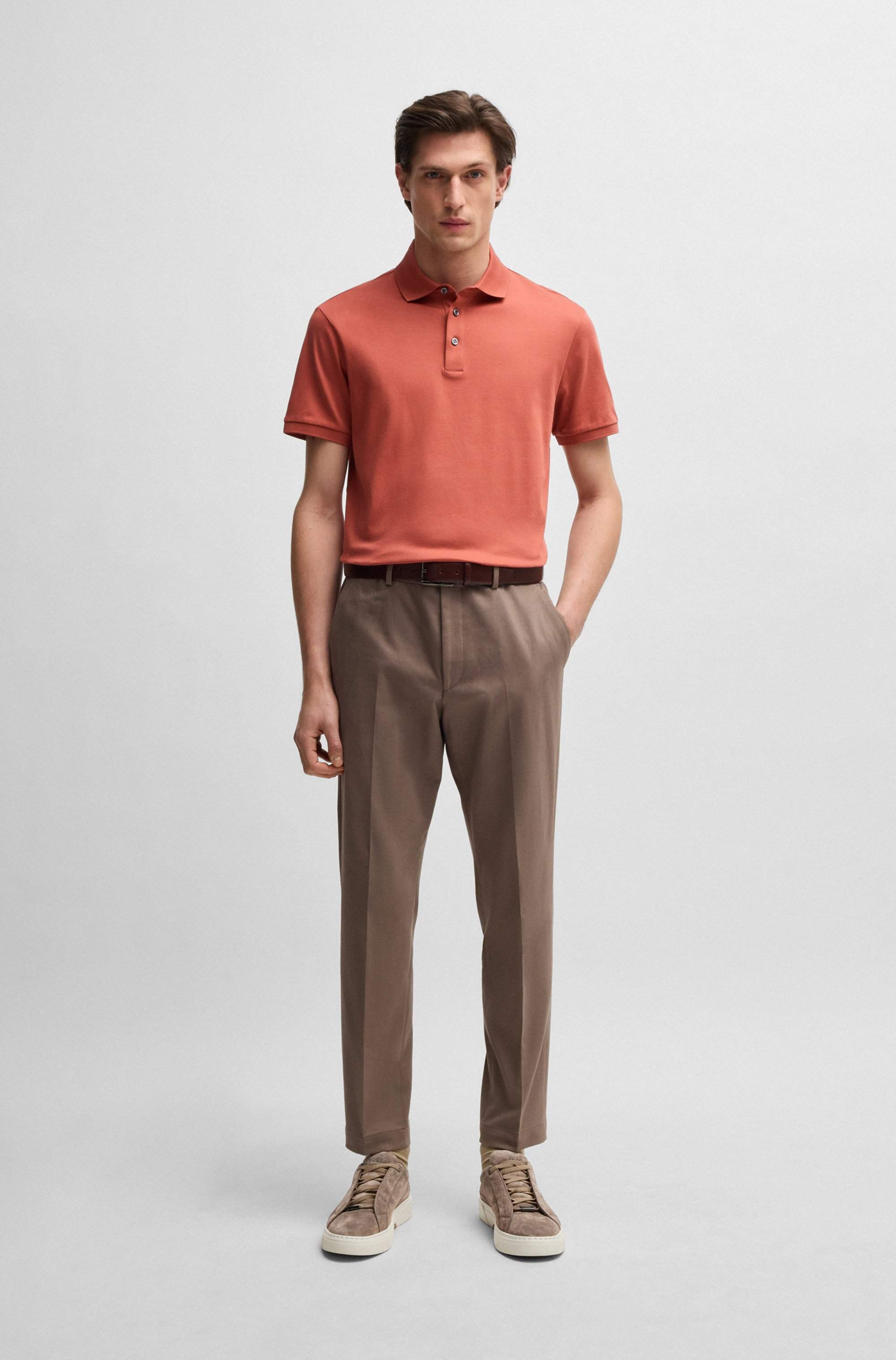 Gary trainers in suede with elastic lacing system