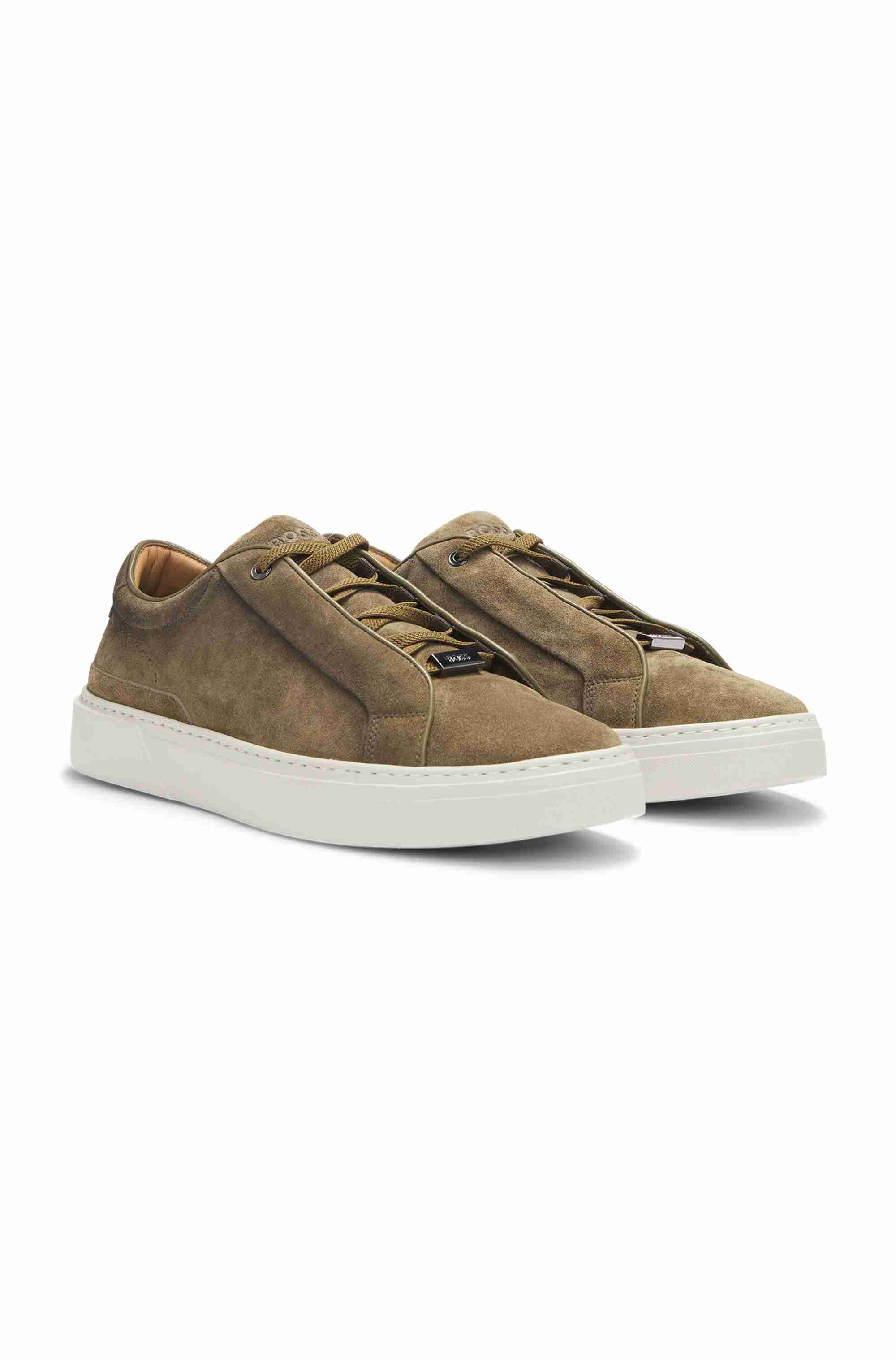 Gary trainers in suede with elastic lacing system