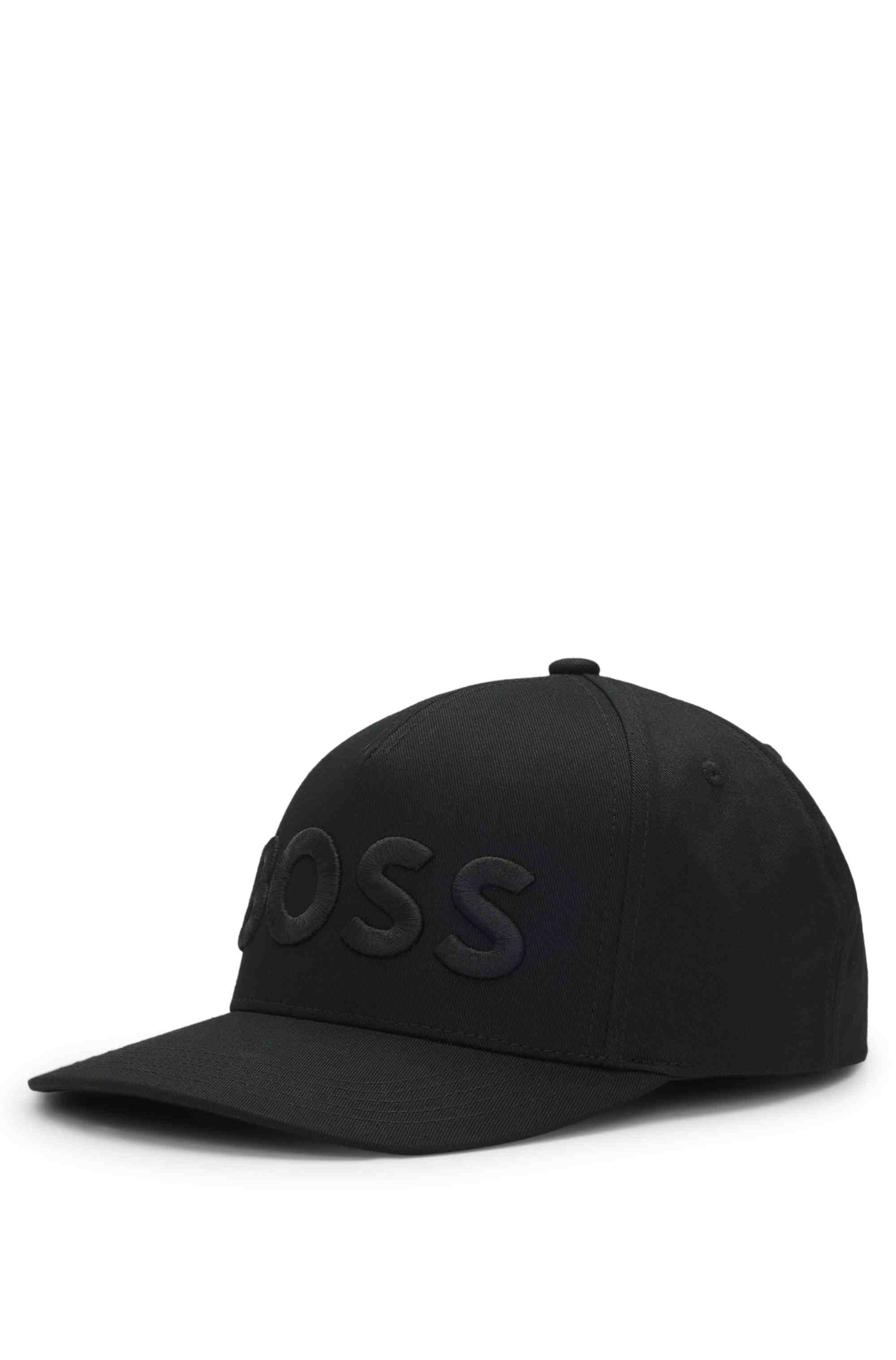 Cotton-twill cap with embroidered logo