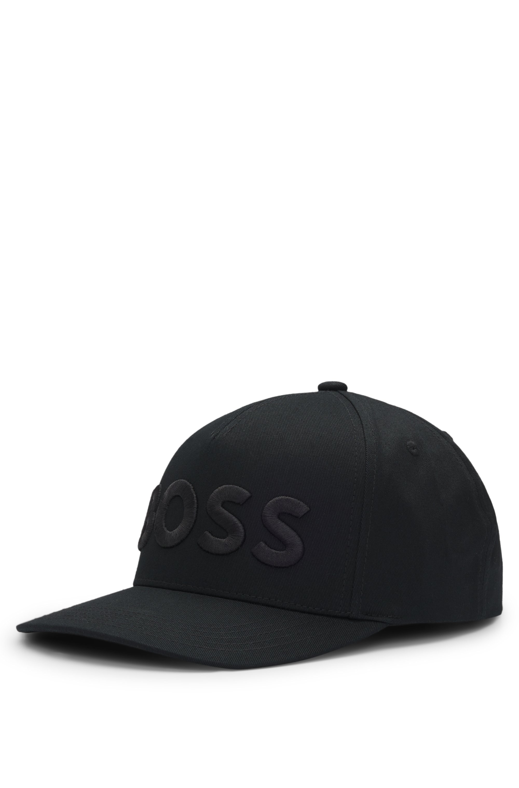 Cotton-twill cap with embroidered logo