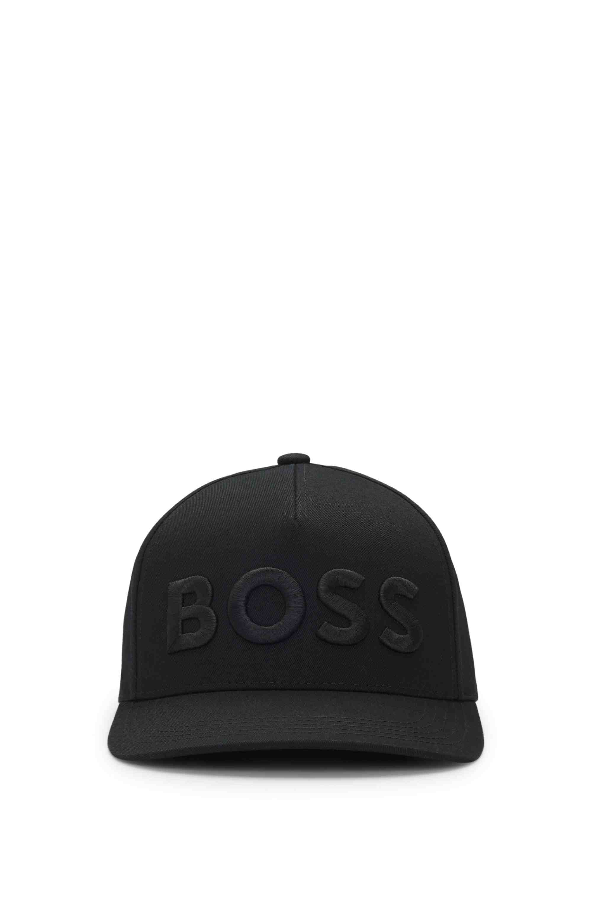 Cotton-twill cap with embroidered logo
