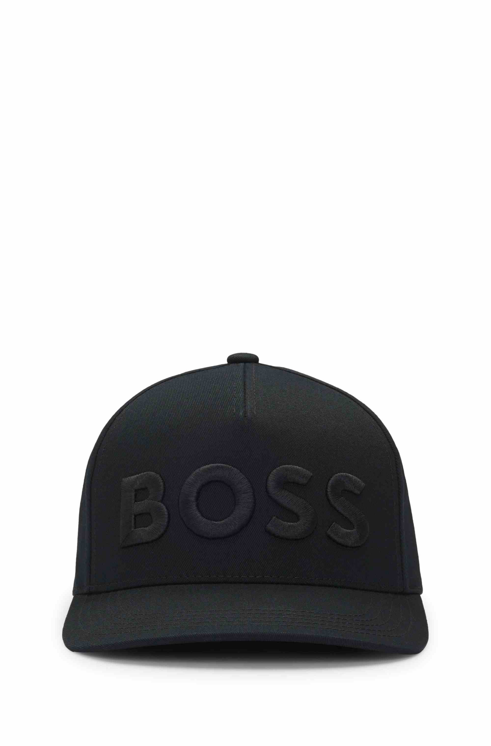 Cotton-twill cap with embroidered logo