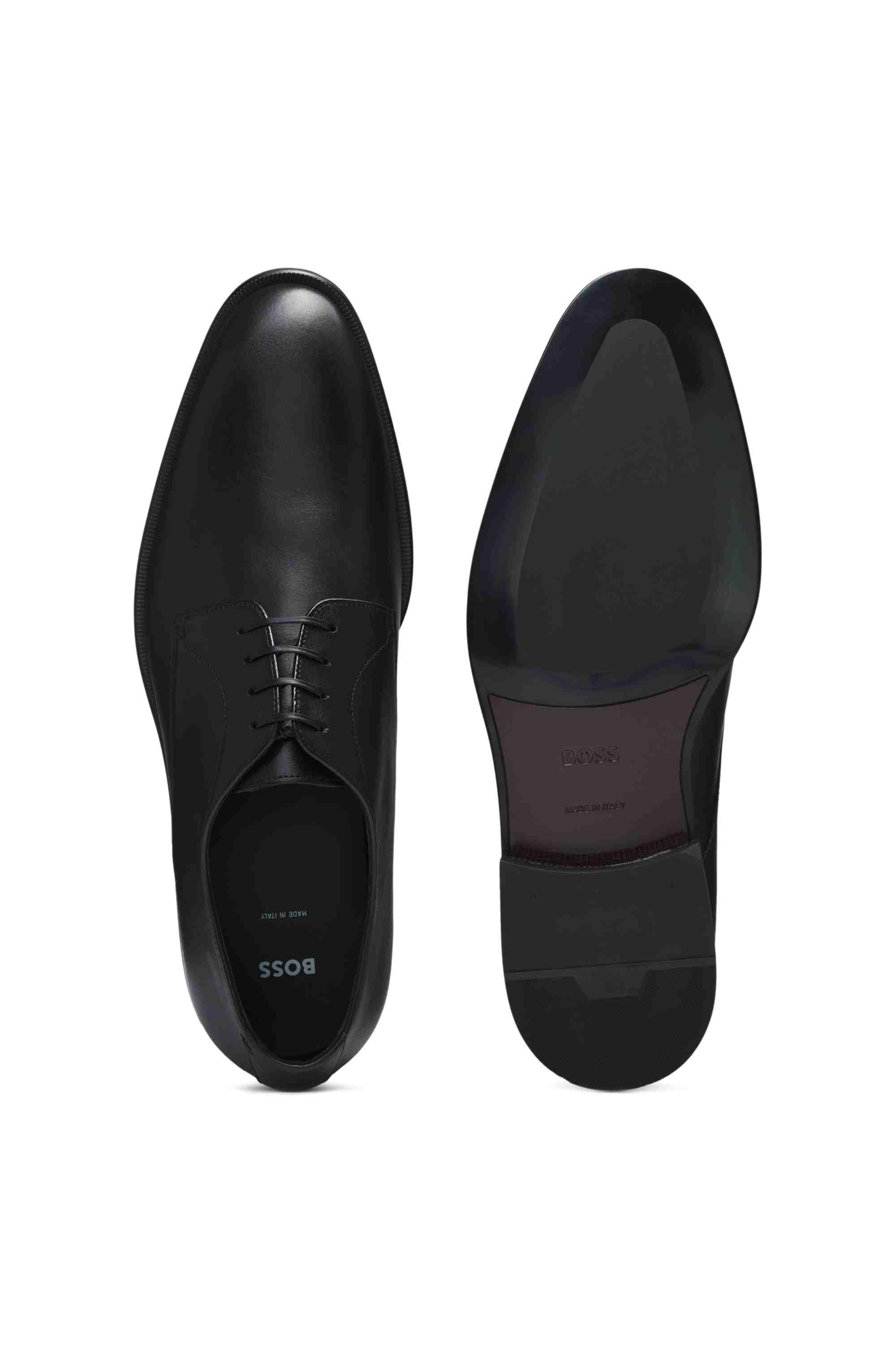 Italian-made Derby shoes in leather