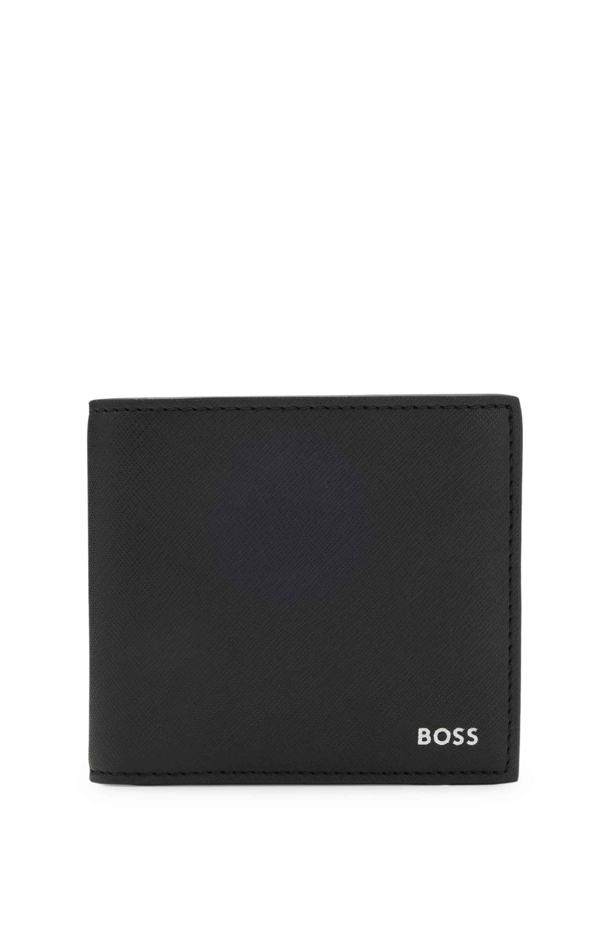 Bifold wallet with signature details