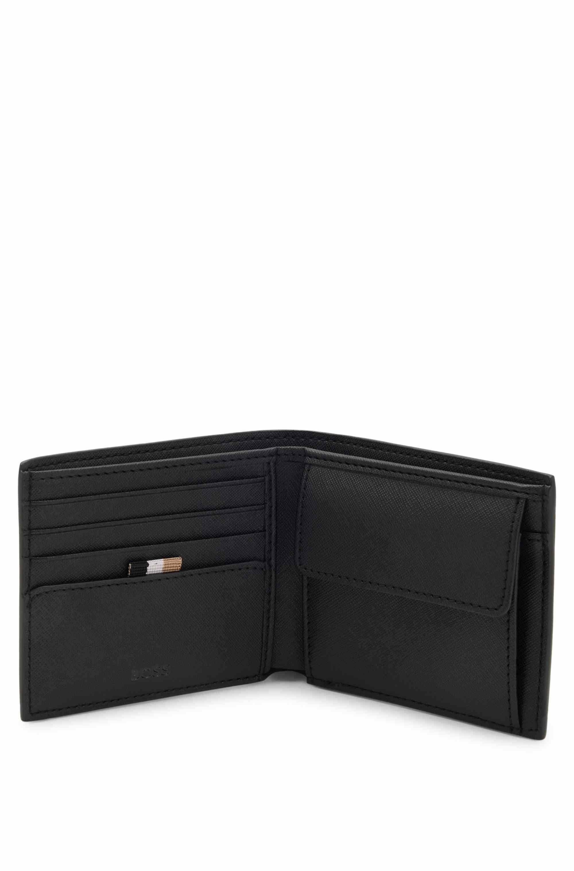 Bifold wallet with signature details