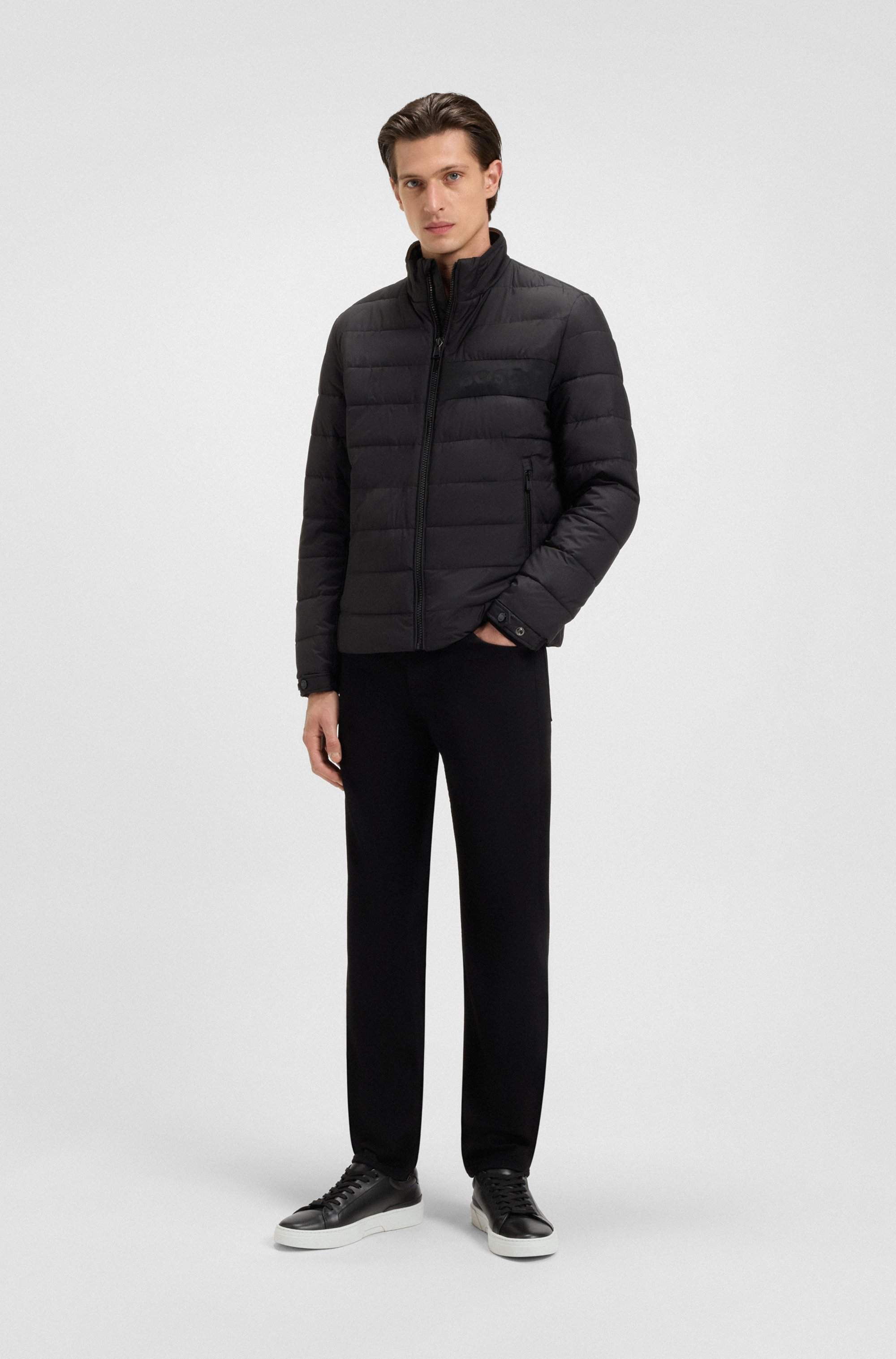 Gary trainers in leather with rubber sole