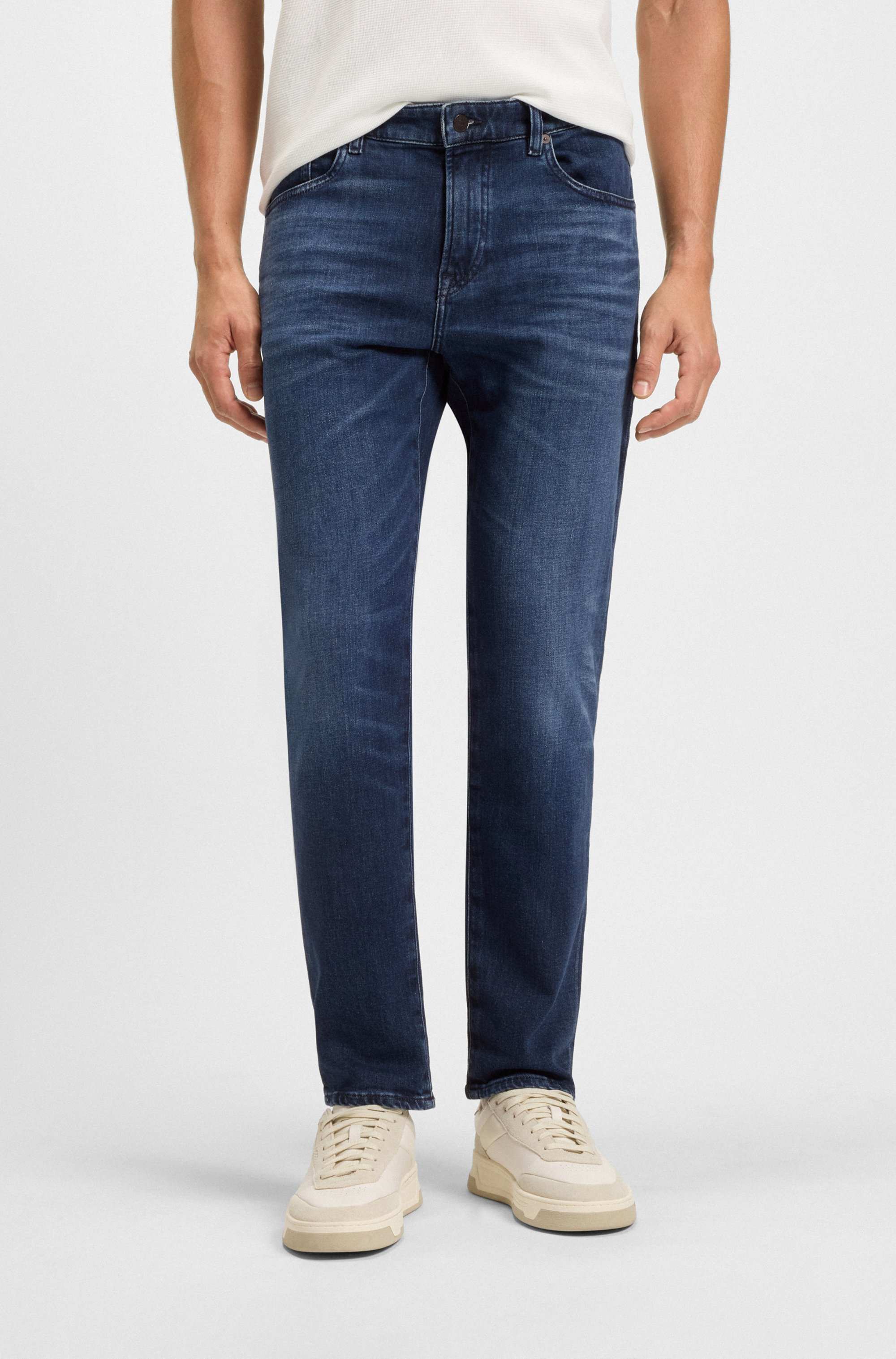 Maine regular-fit jeans in blue comfort-stretch denim