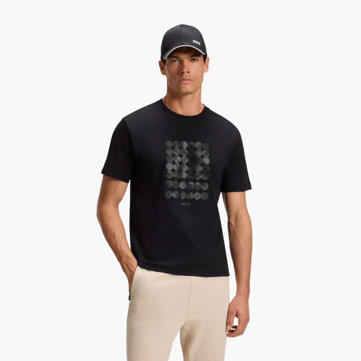 Circle Artwork Interlock Cotton Tee