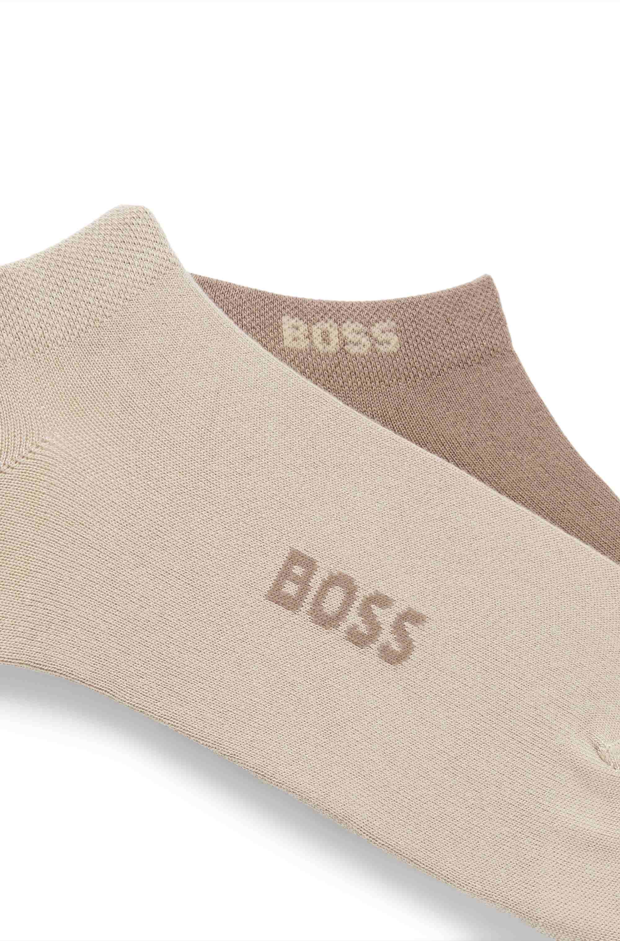 Two-pack of ankle socks in a bamboo blend