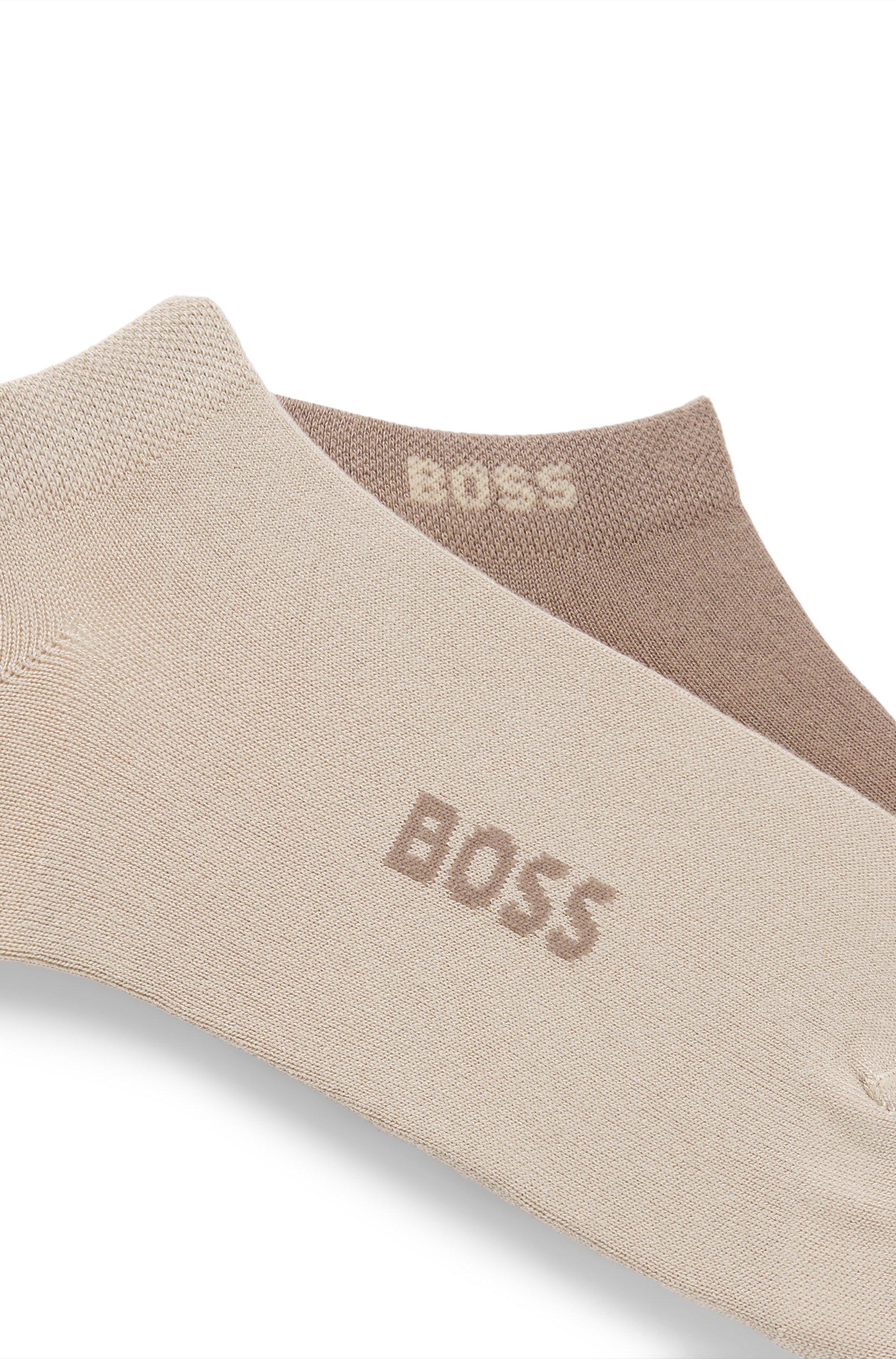Two-pack of ankle socks in a bamboo blend