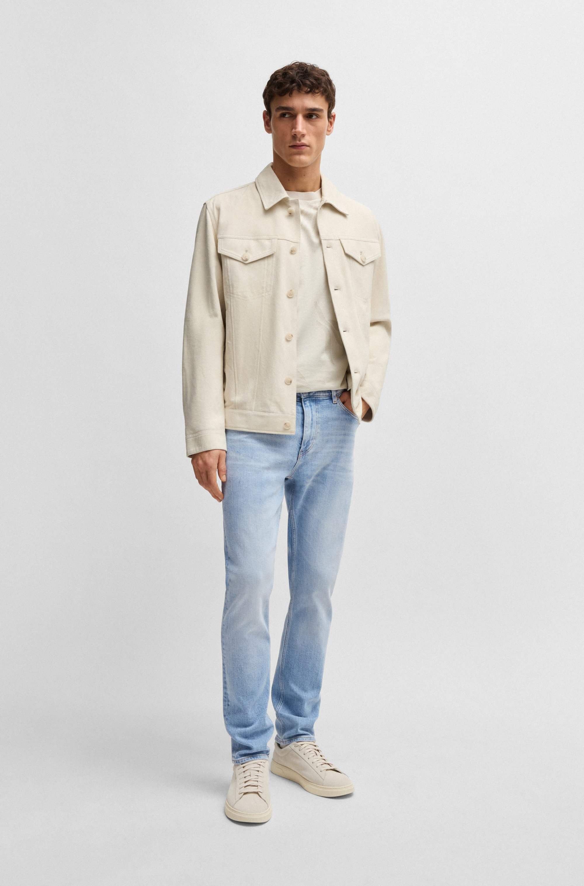 Delaware slim-fit jeans in blue comfort-stretch denim