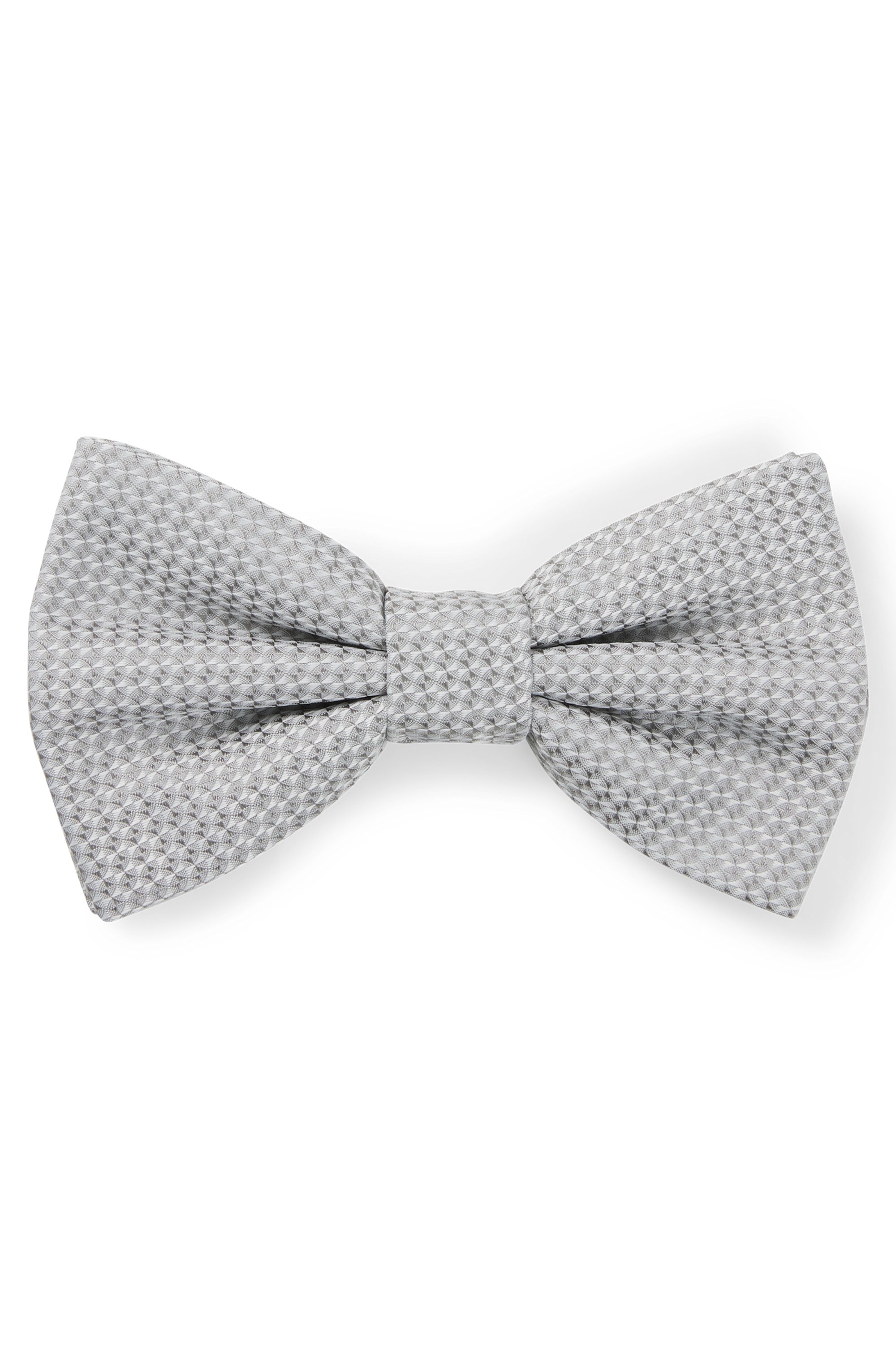 Bow tie with jacquard structure