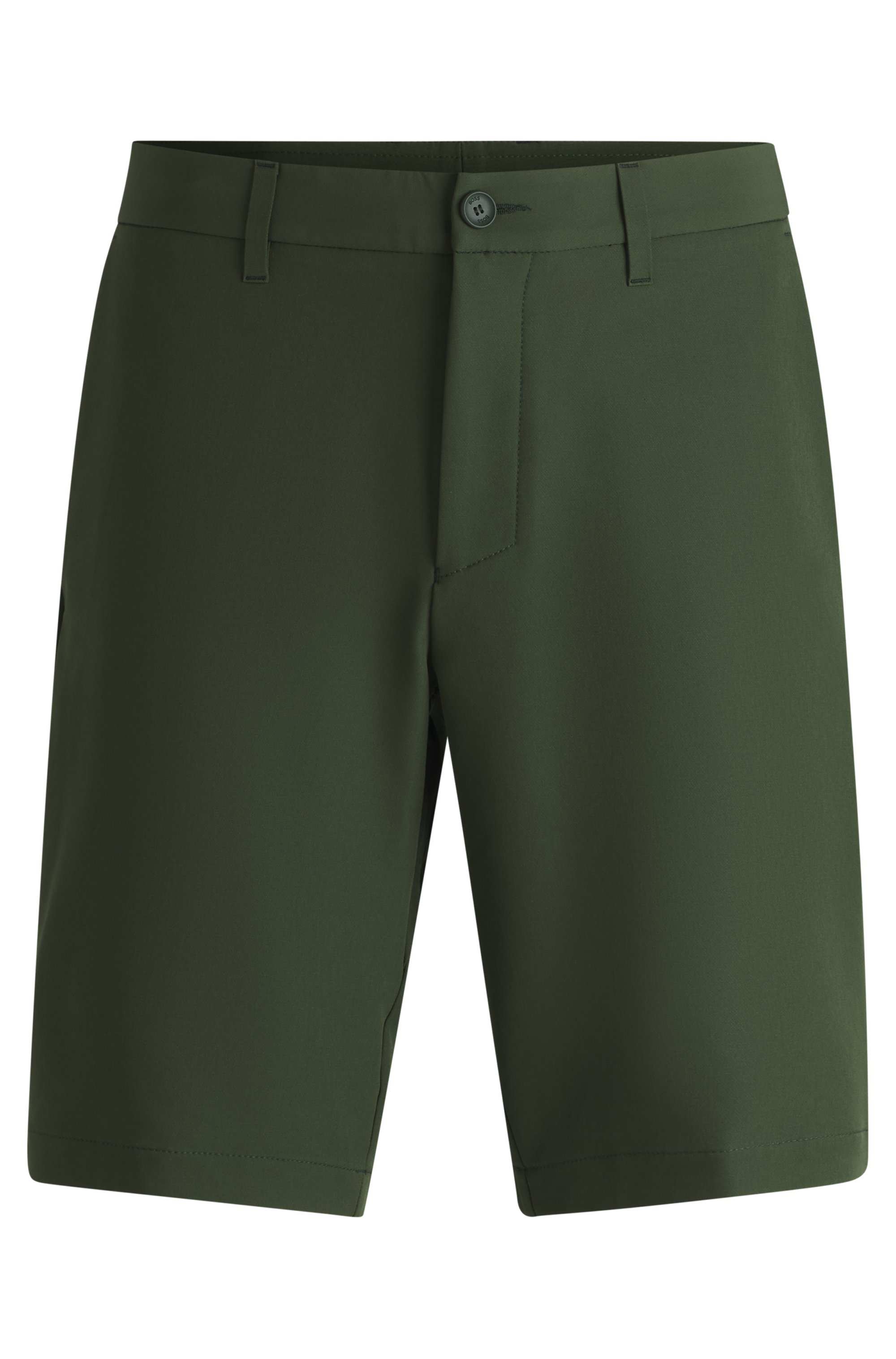 Slim-fit shorts in water-repellent stretch fabric
