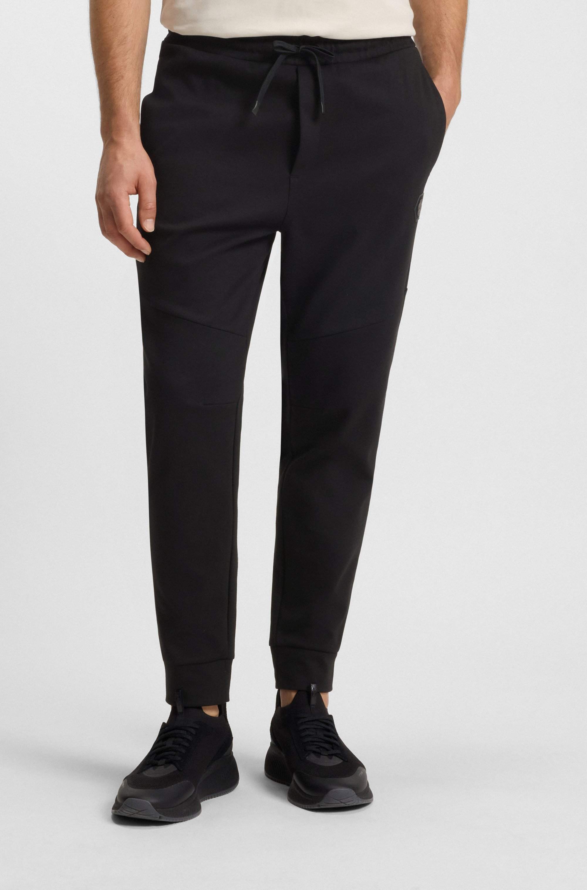Cotton-blend tracksuit bottoms with Double B monogram