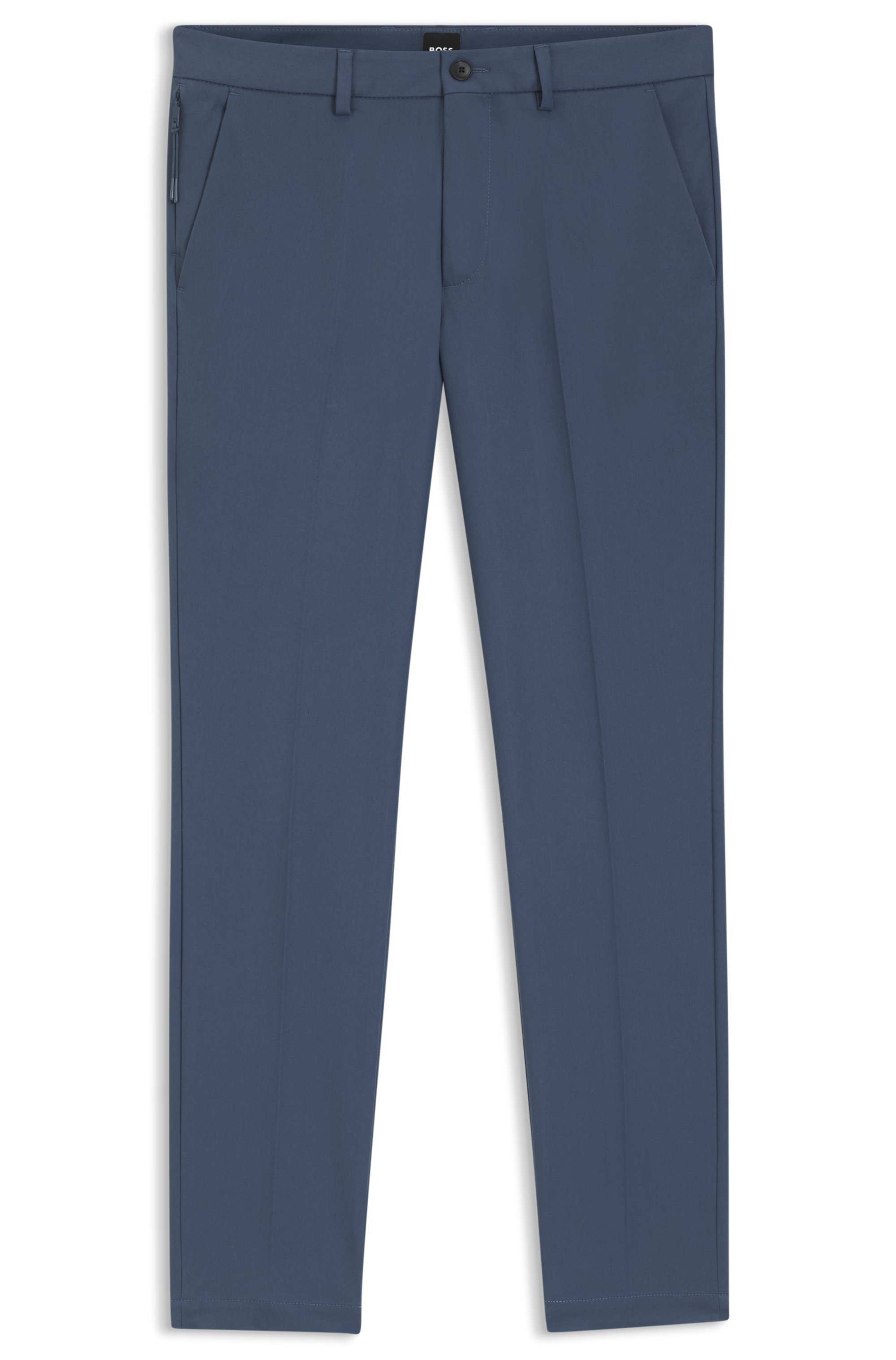 Slim-fit trousers in a stretch-cotton blend