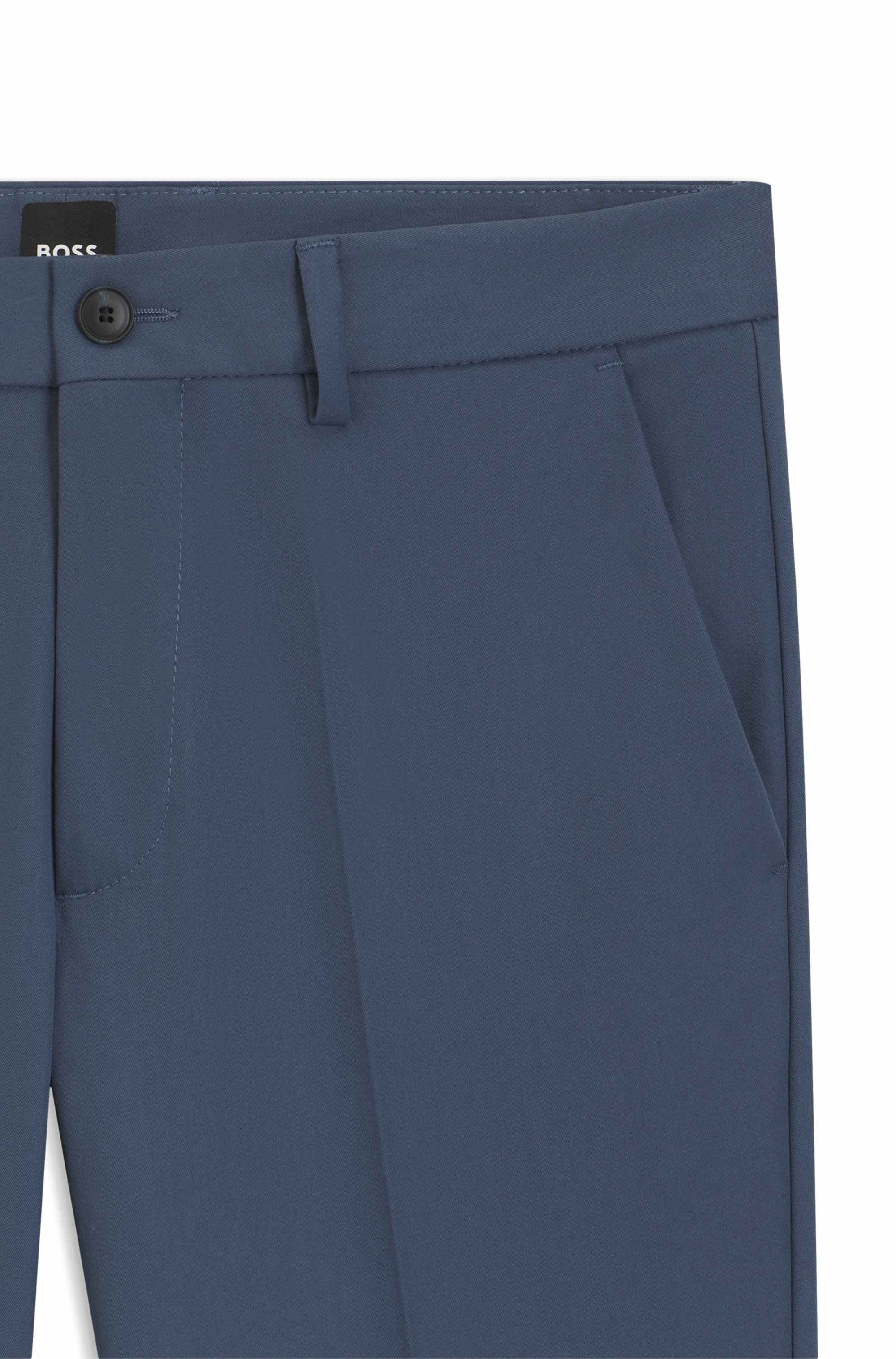Slim-fit trousers in a stretch-cotton blend