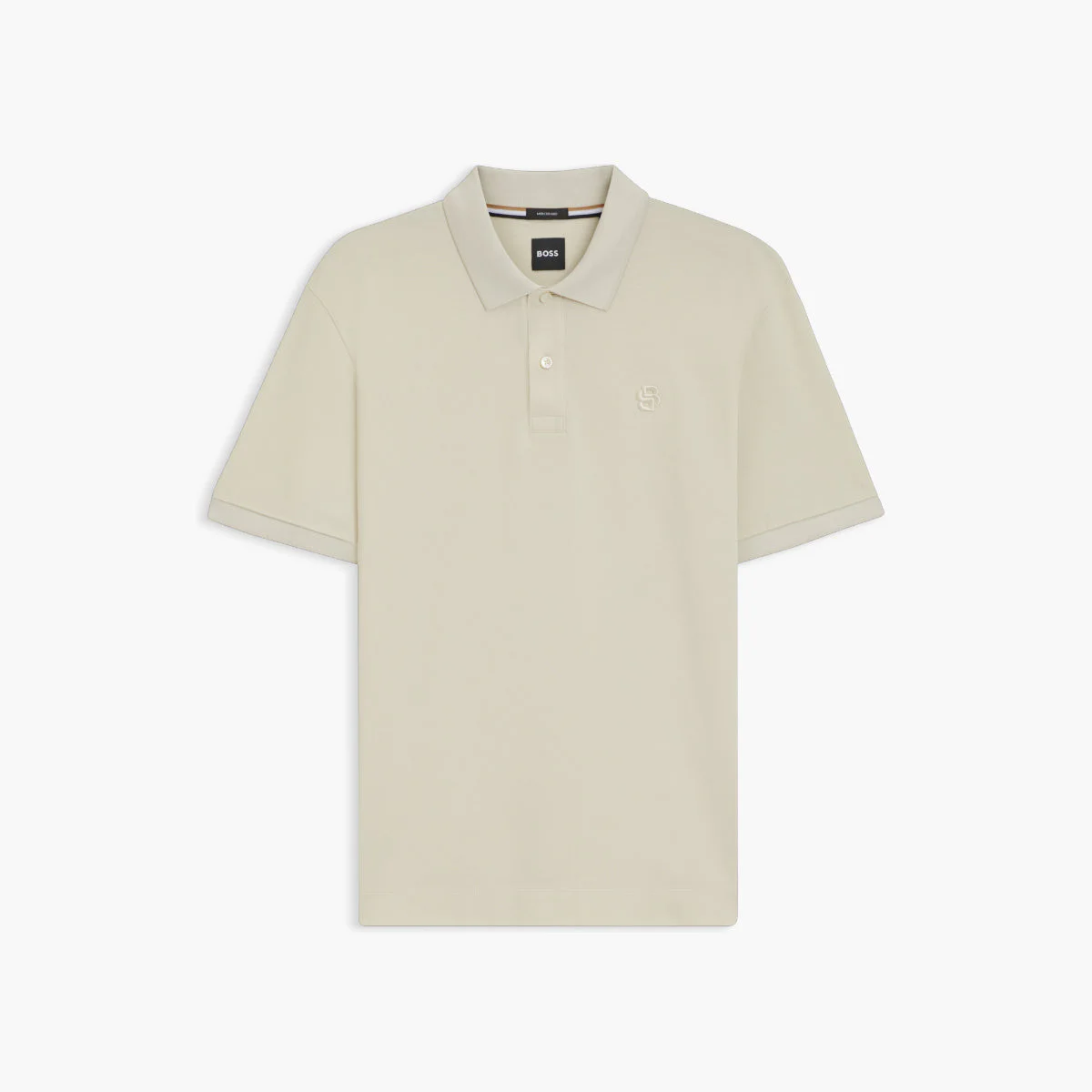 Double B Monogram Mercerized Piqué Polo