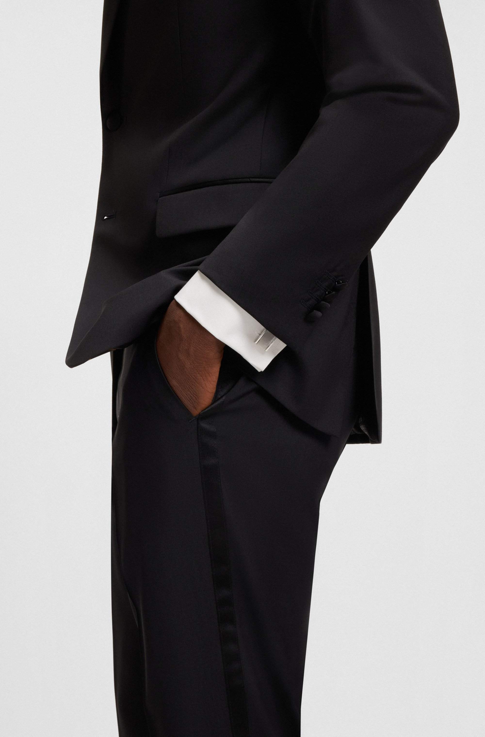 Cufflinks with marble insert