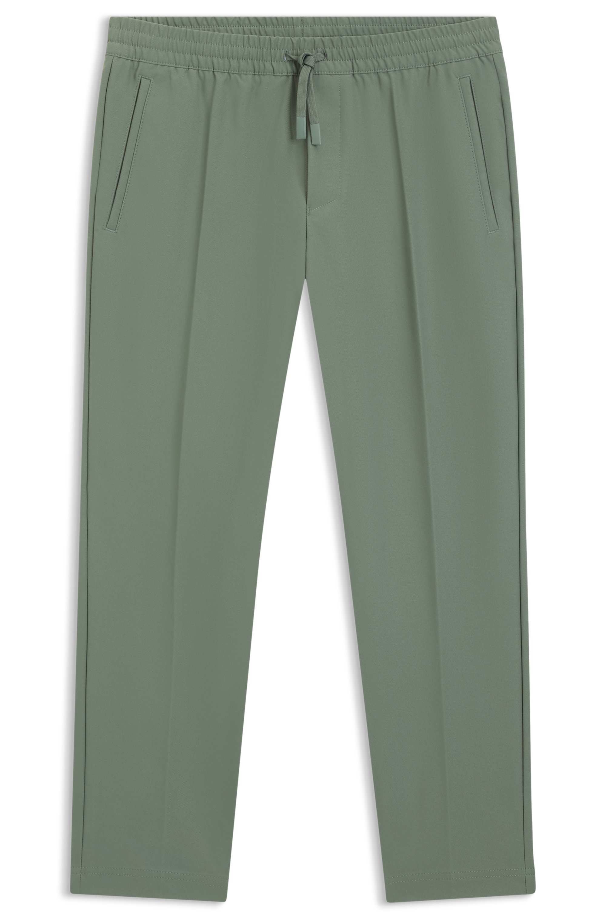 Water-repellent trousers in lightweight easy-iron fabric
