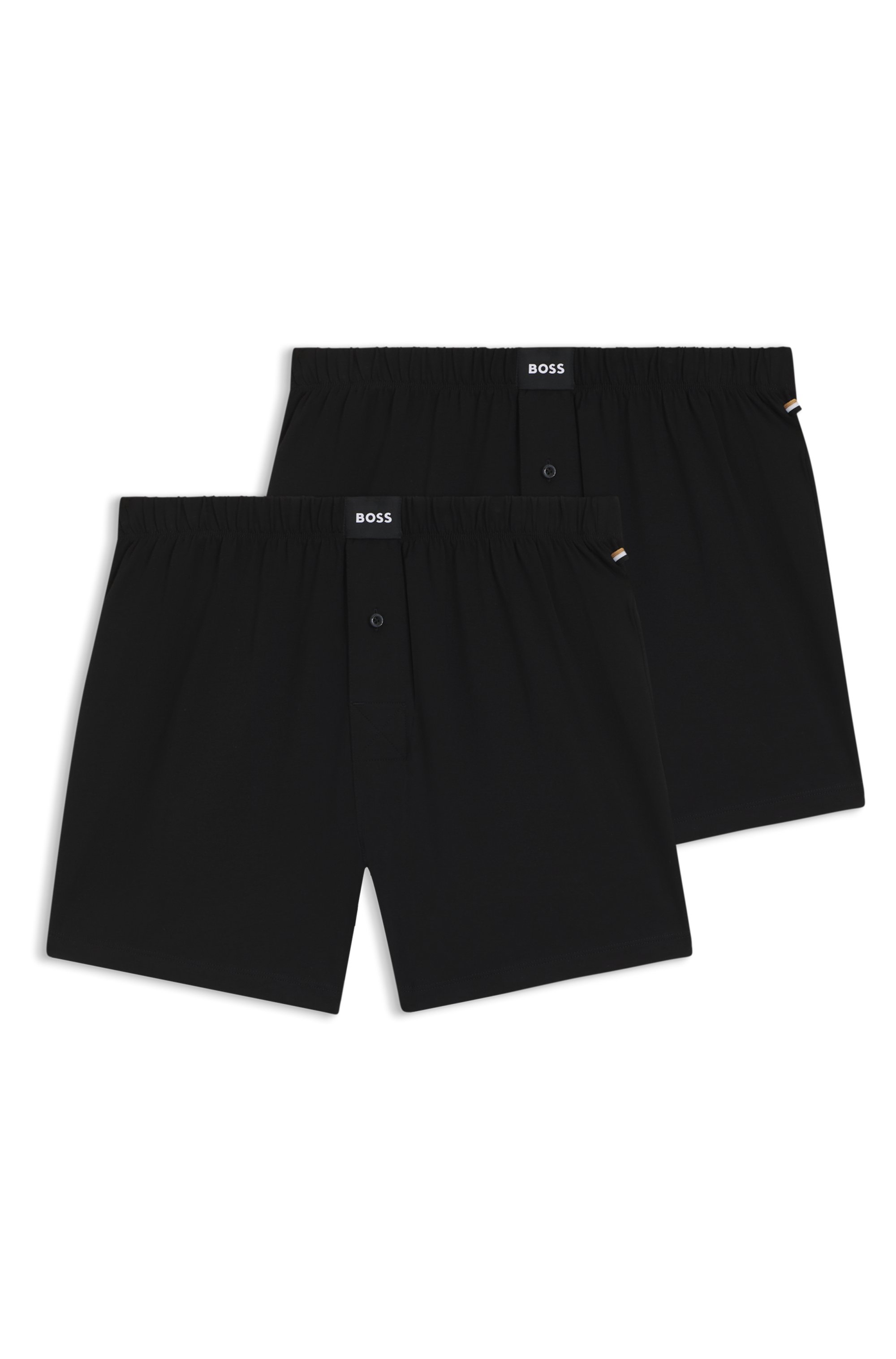 Two-pack of boxer shorts in stretch cotton
