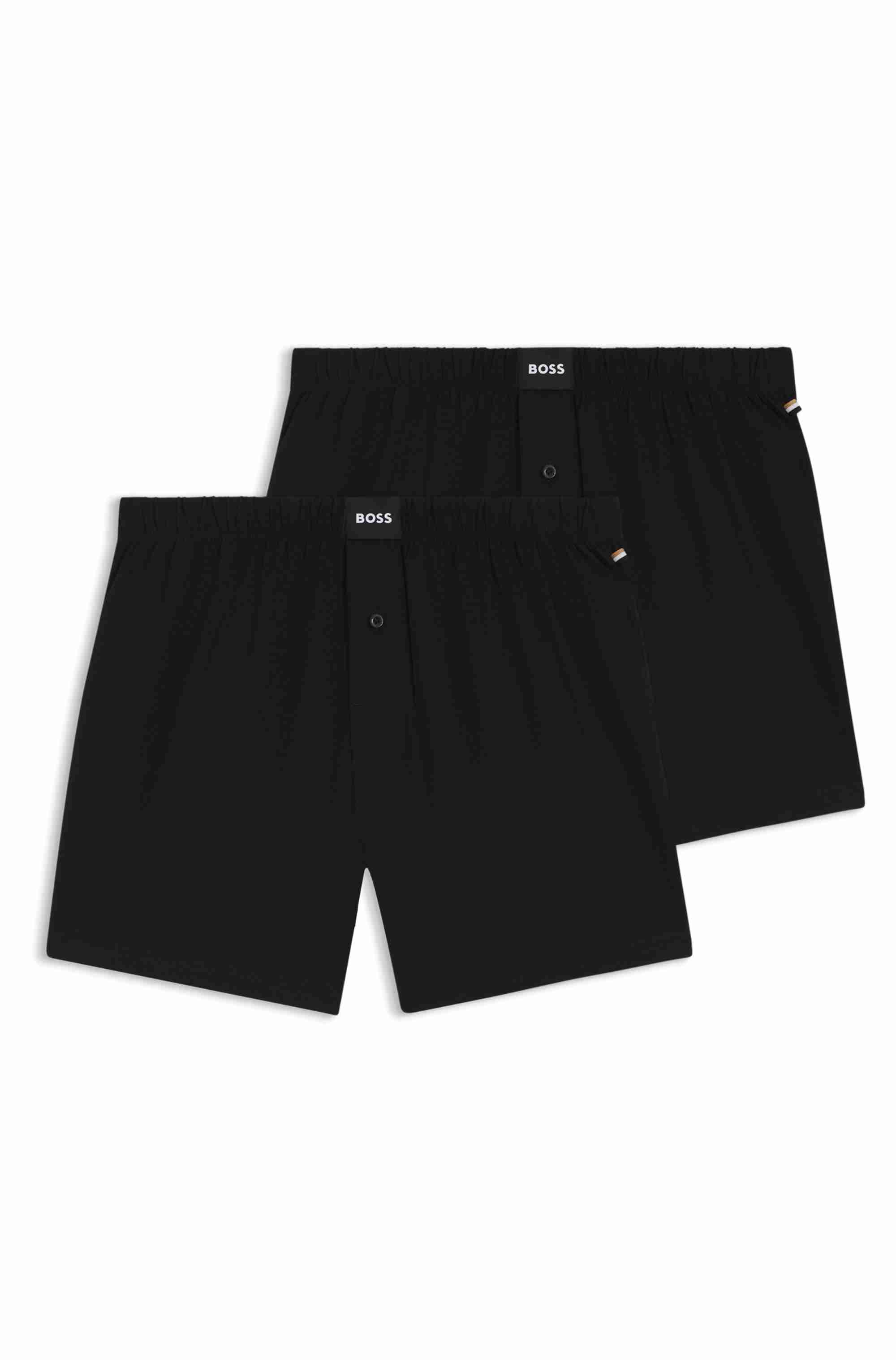 Two-pack of boxer shorts in stretch cotton