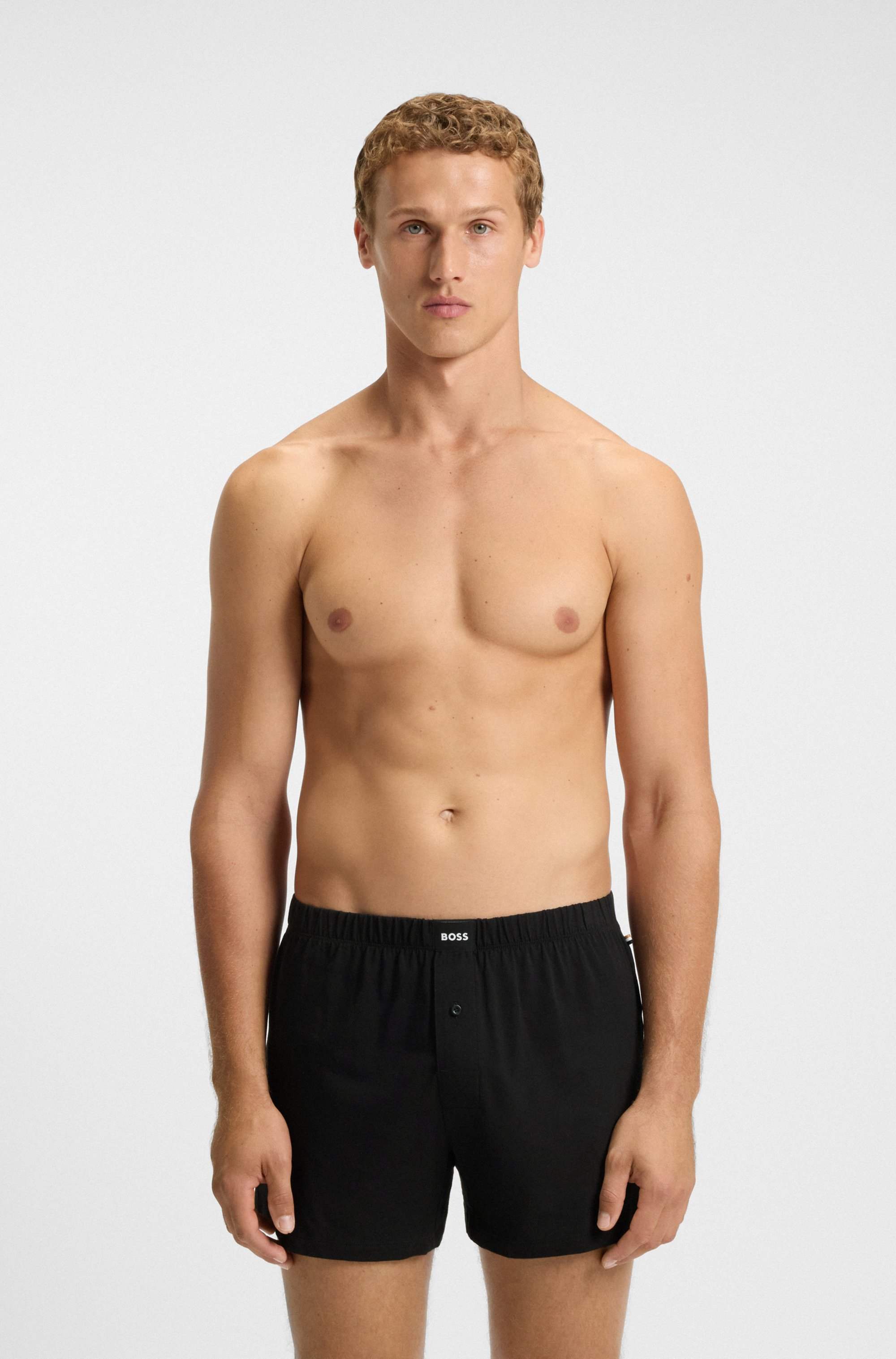 Two-pack of stretch-cotton boxer shorts