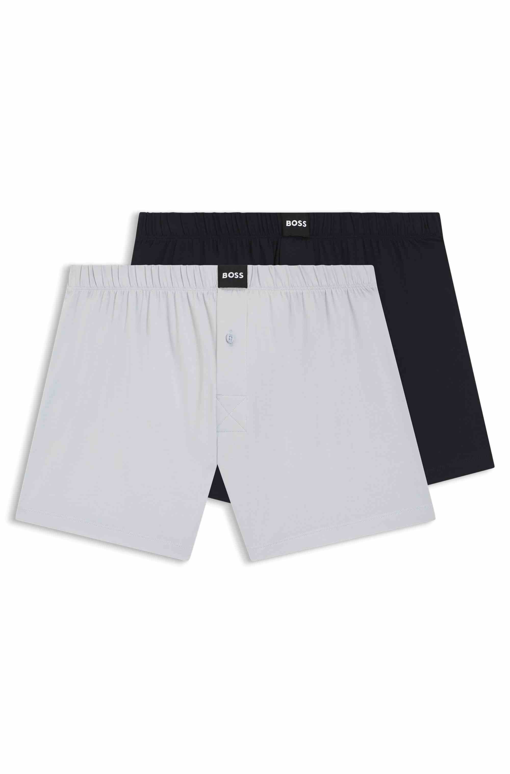 Two-pack of boxer shorts in stretch-cotton jersey