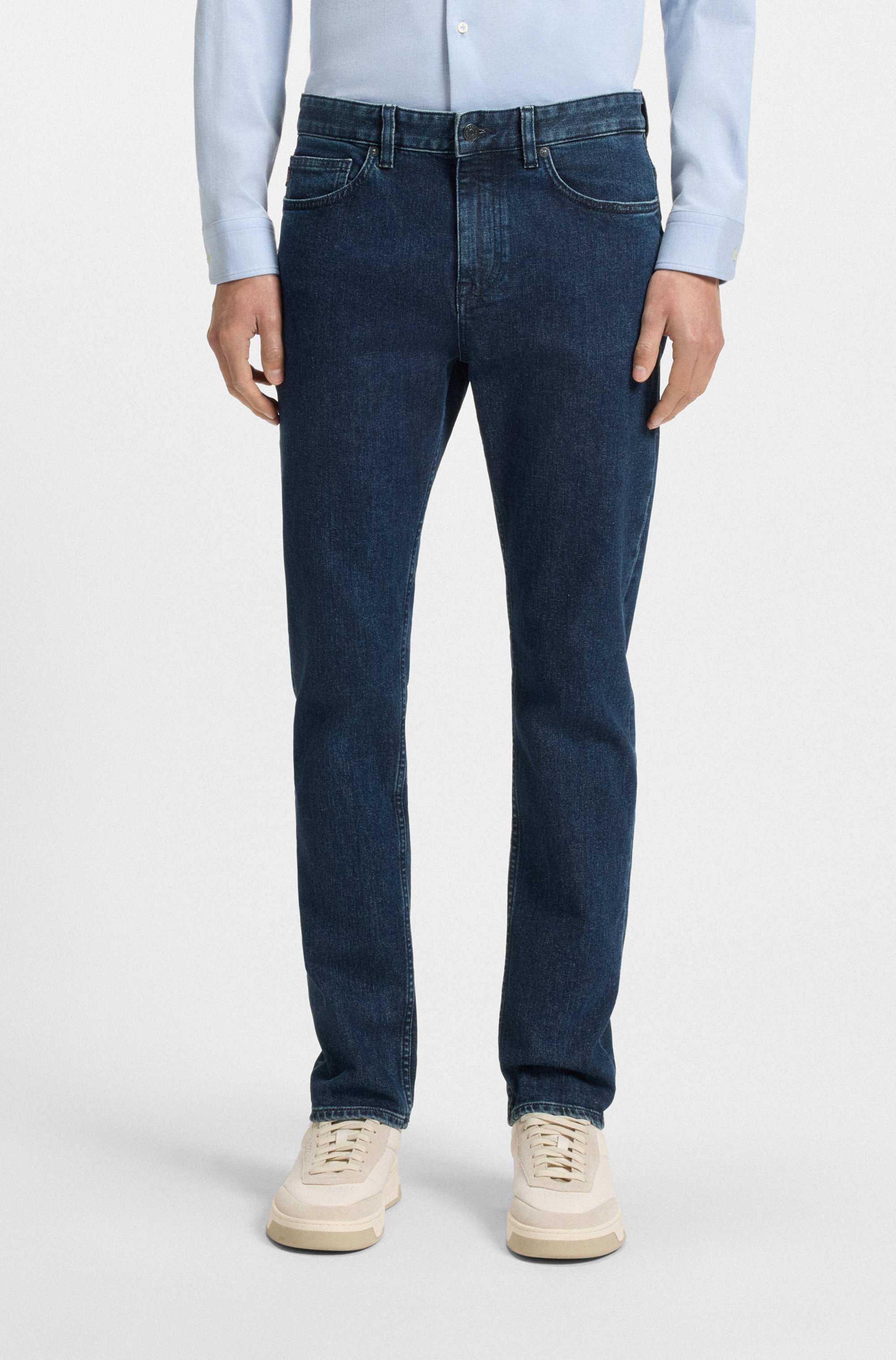 Delaware slim-fit jeans in blue comfort-stretch denim