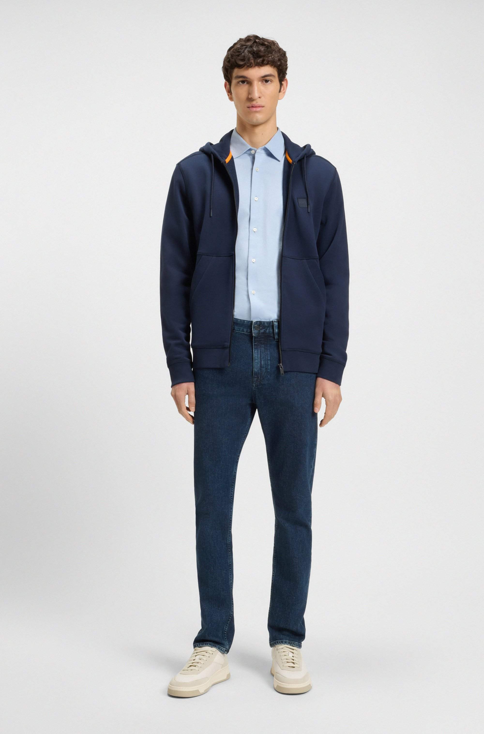 Delaware slim-fit jeans in blue comfort-stretch denim