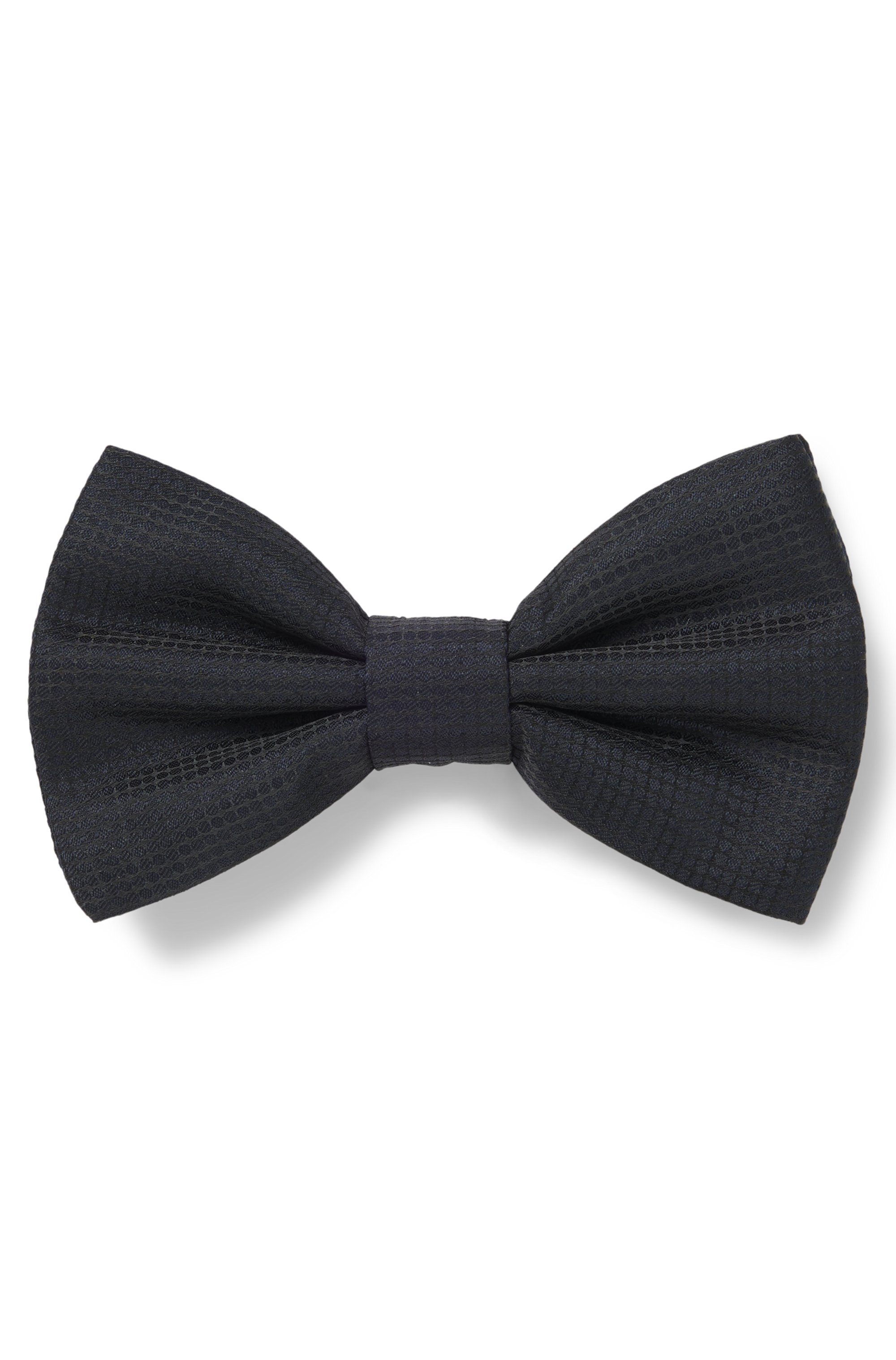 Bow tie with jacquard pattern