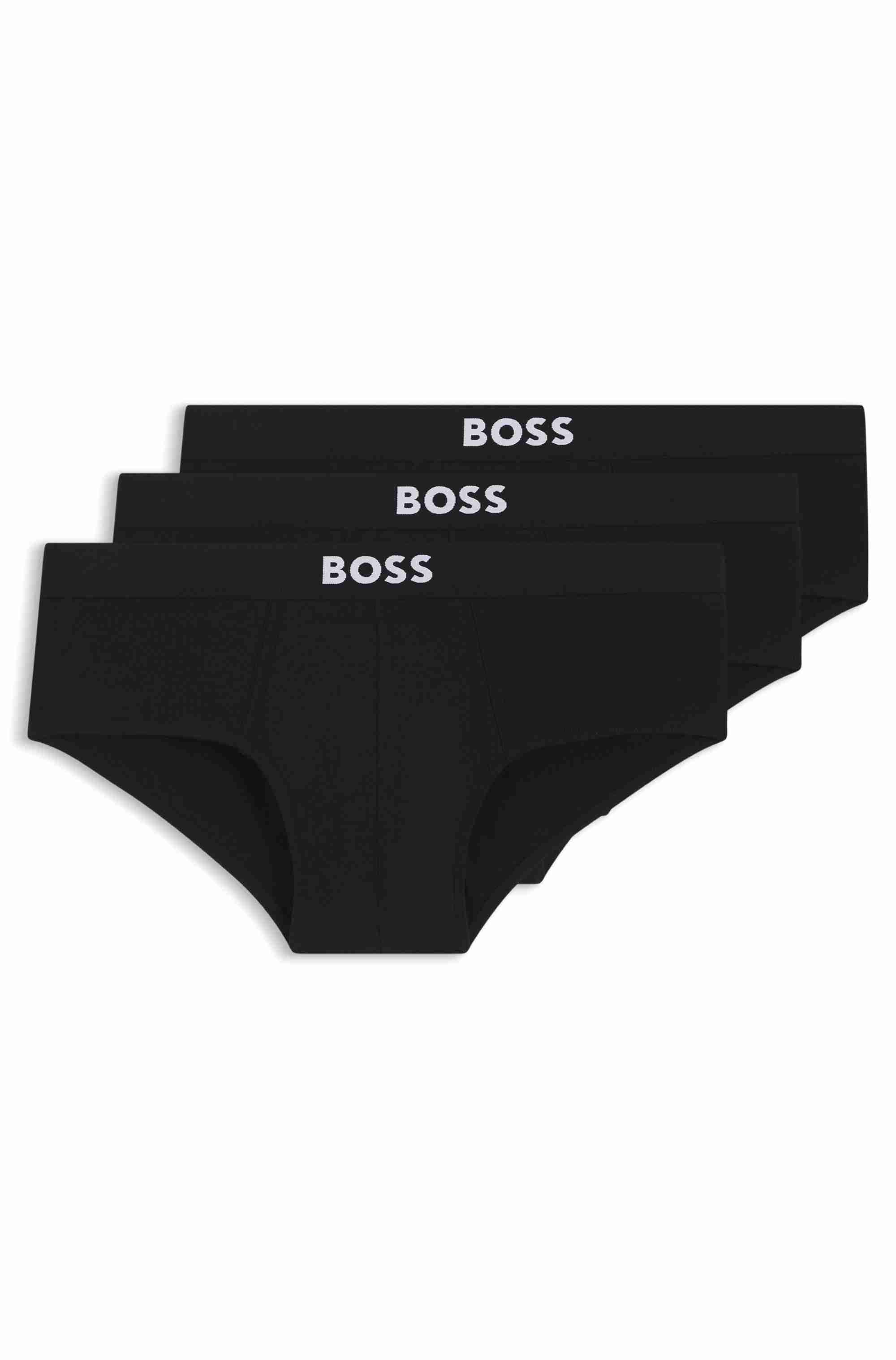 Three-pack of briefs in stretch-cotton jersey