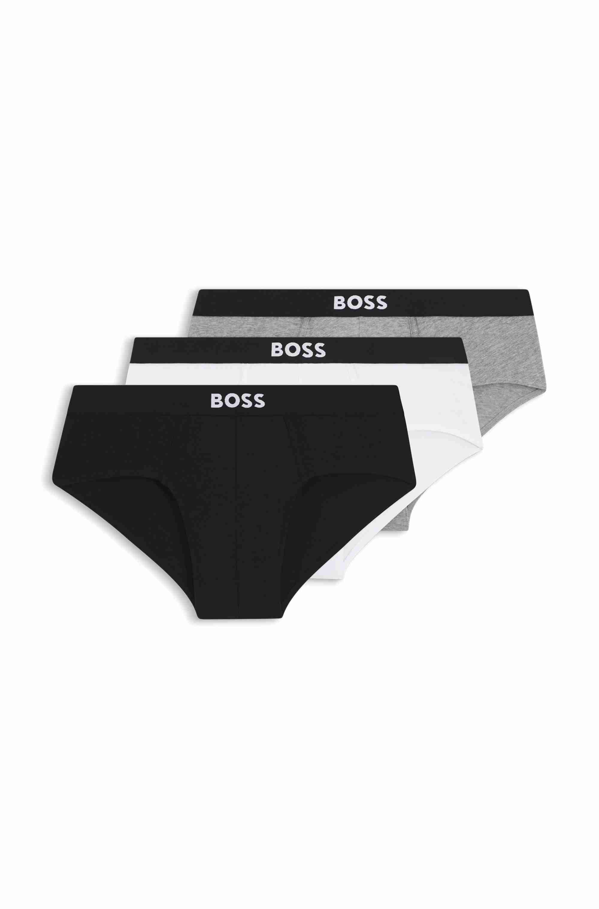 Three-pack of briefs in stretch-cotton jersey