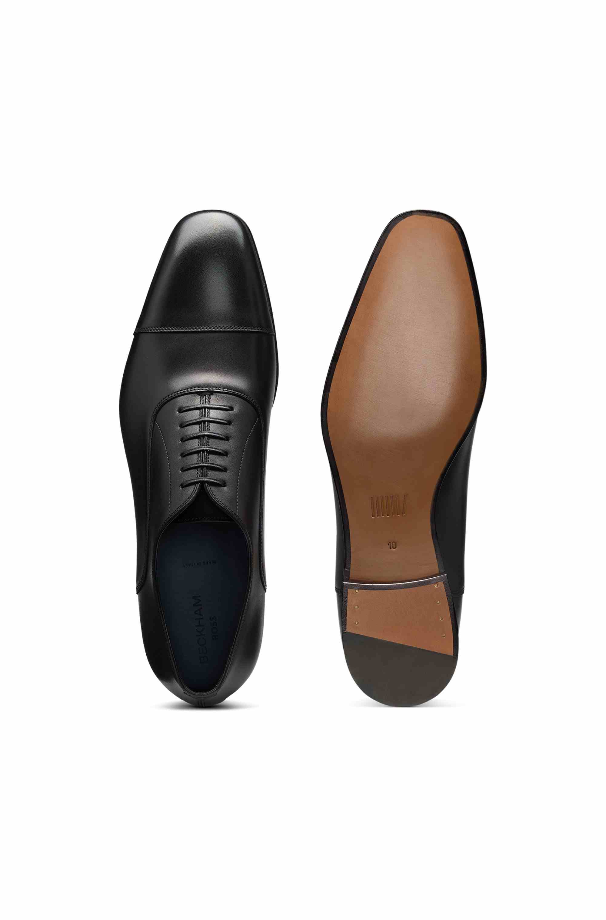 BECKHAM x BOSS Oxford shoes in polished leather