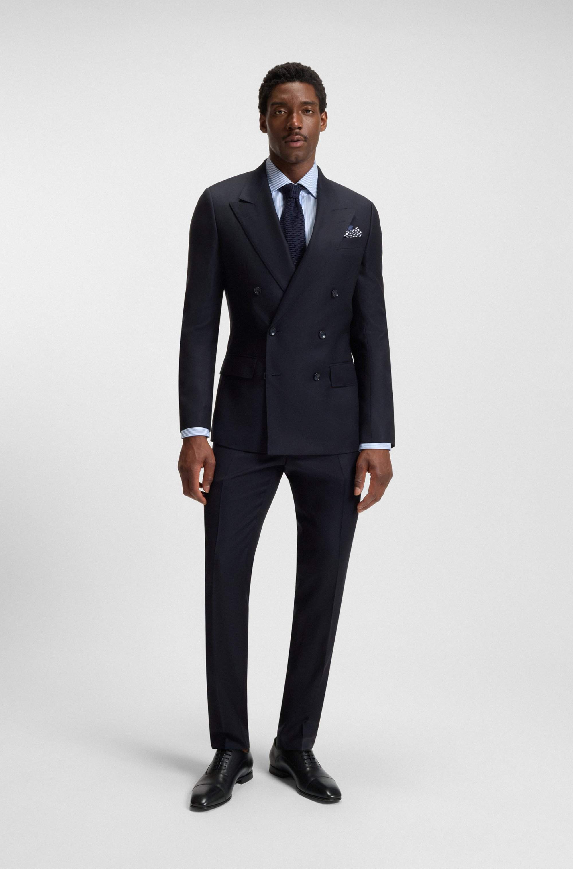 BECKHAM x BOSS Oxford shoes in polished leather