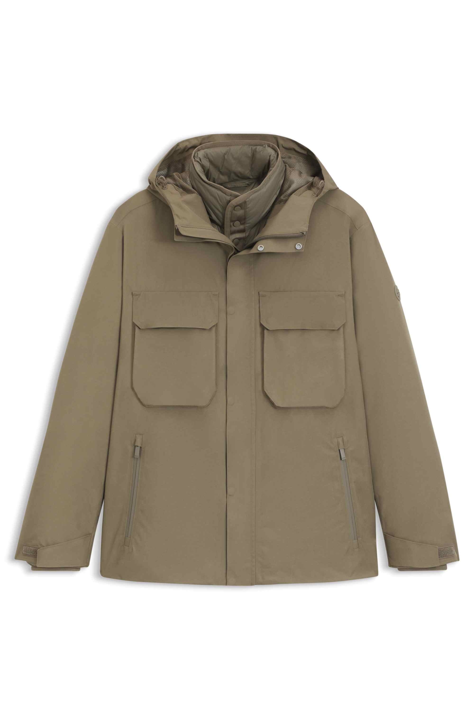 GORE-TEX® waterproof jacket with removable padded inner