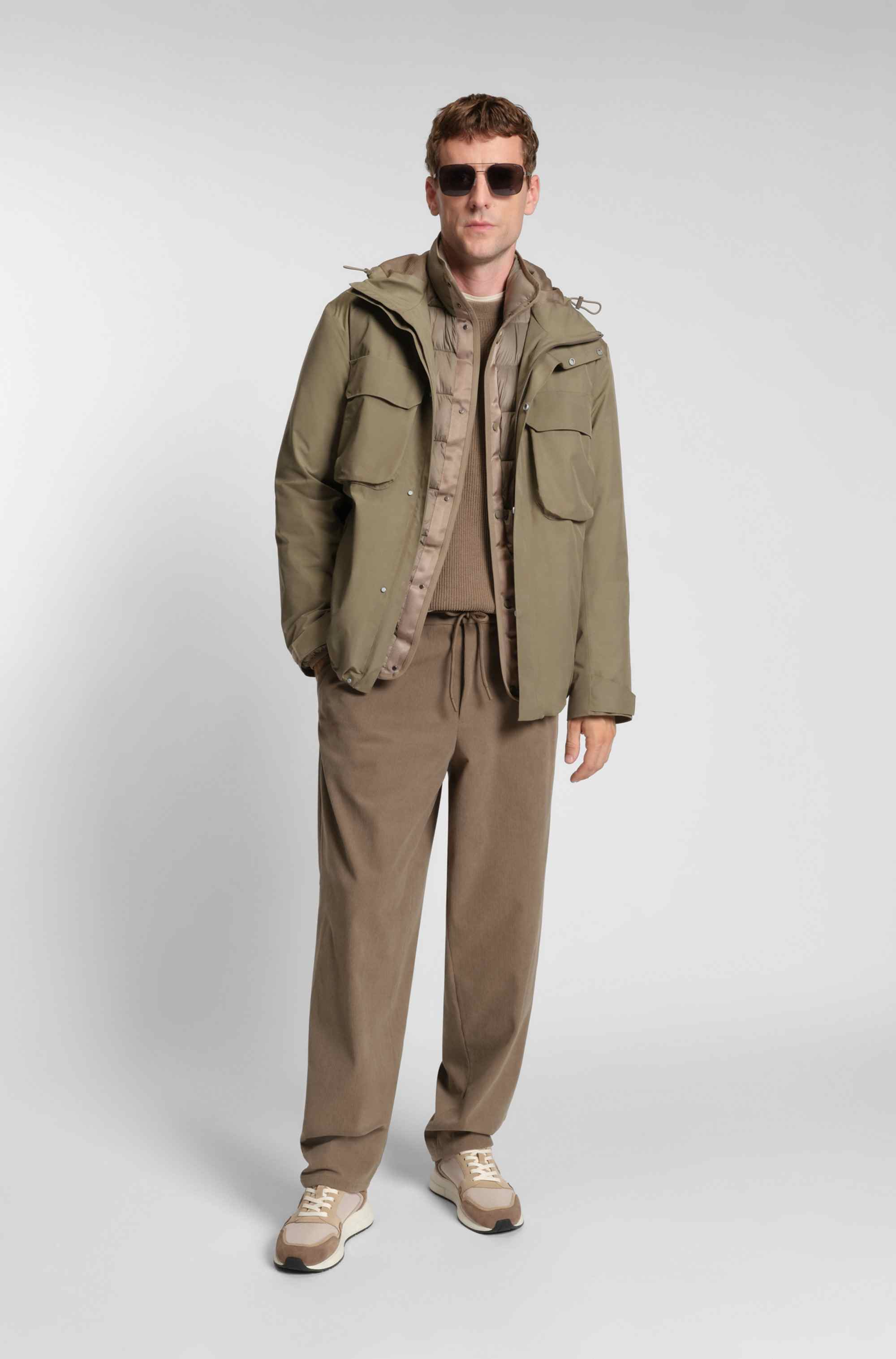 GORE-TEX® waterproof jacket with removable padded inner