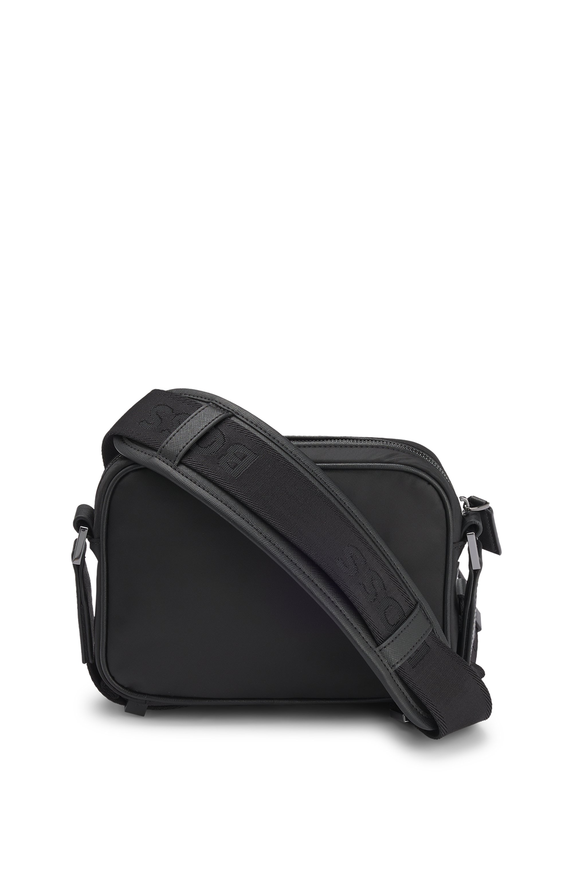 Crossbody bag with monogram pattern