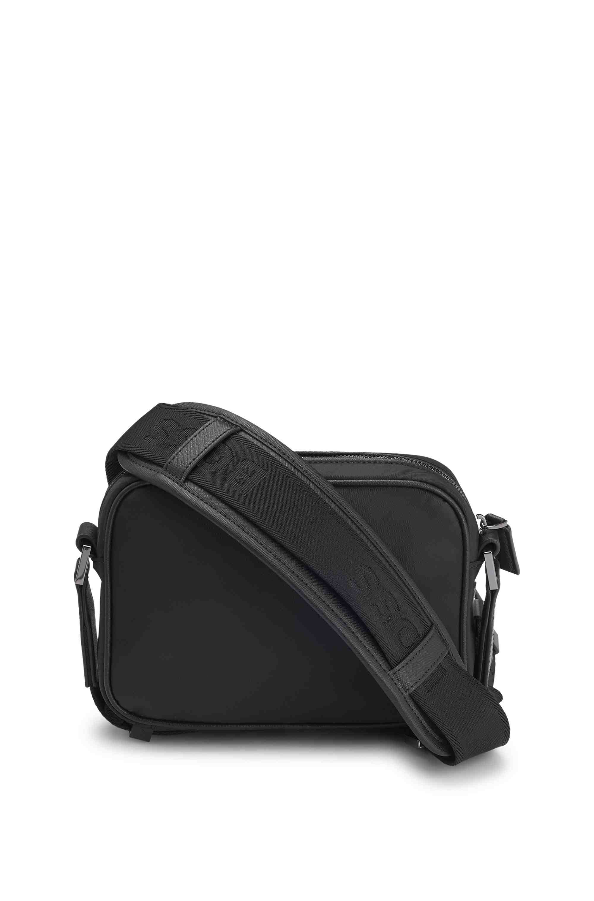 Crossbody bag with monogram pattern