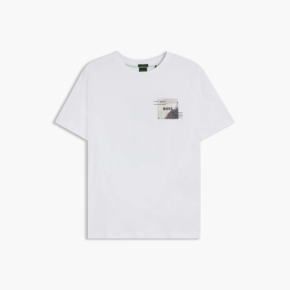 Cotton-Blend T-Shirt With Decorative Reflective Accents