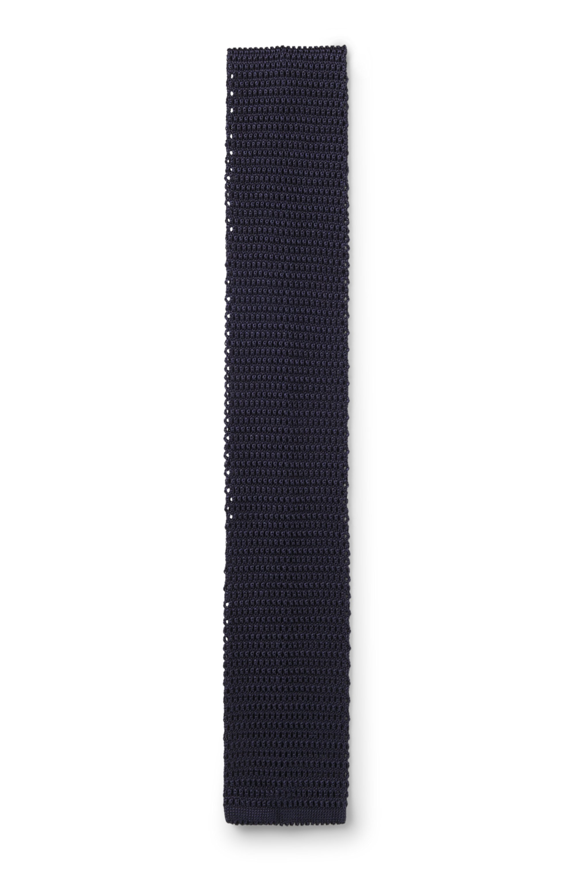 BECKHAM x BOSS knit tie in silk
