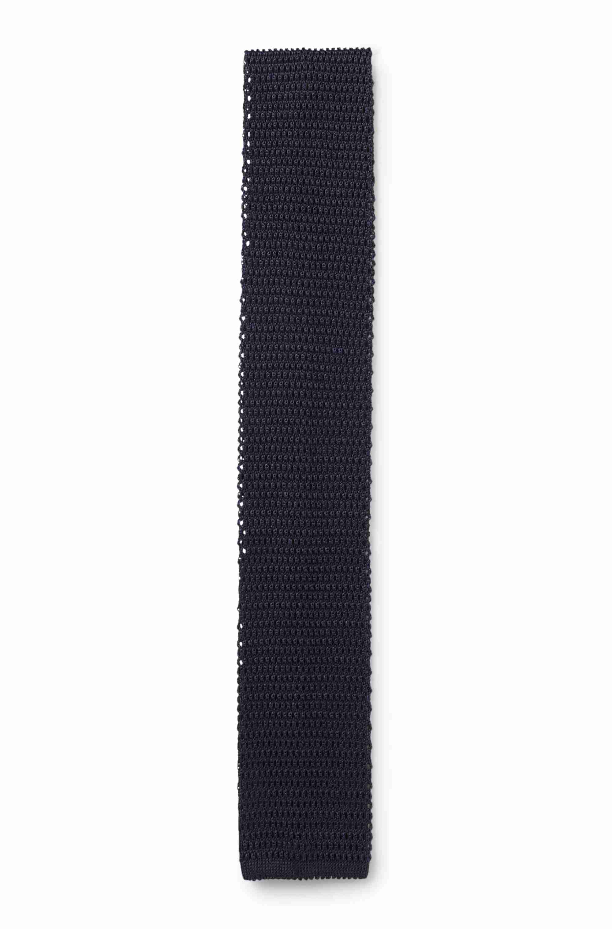 BECKHAM x BOSS knit tie in silk