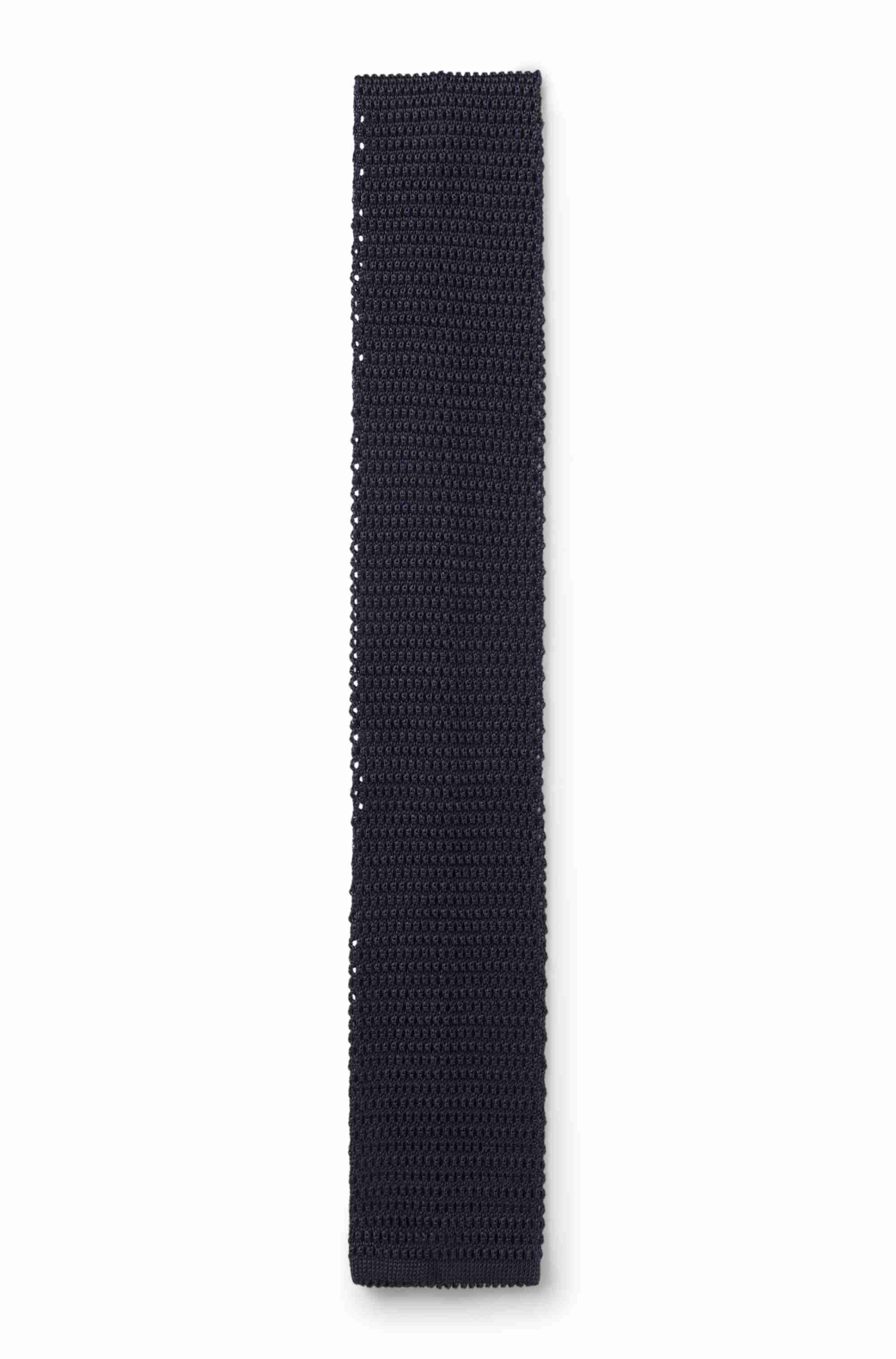 BECKHAM x BOSS knit tie in silk
