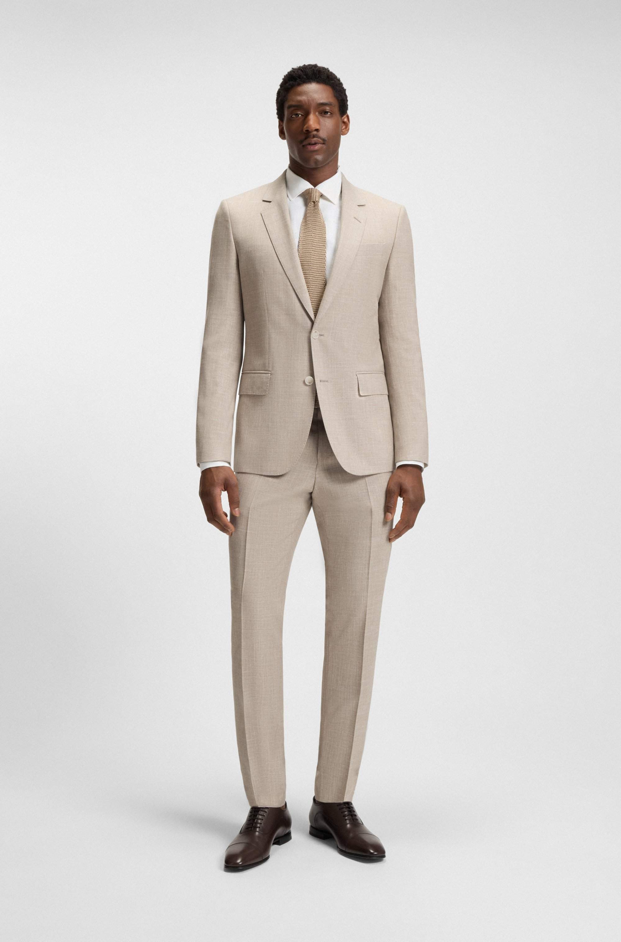 BECKHAM x BOSS two-piece slim-fit suit
