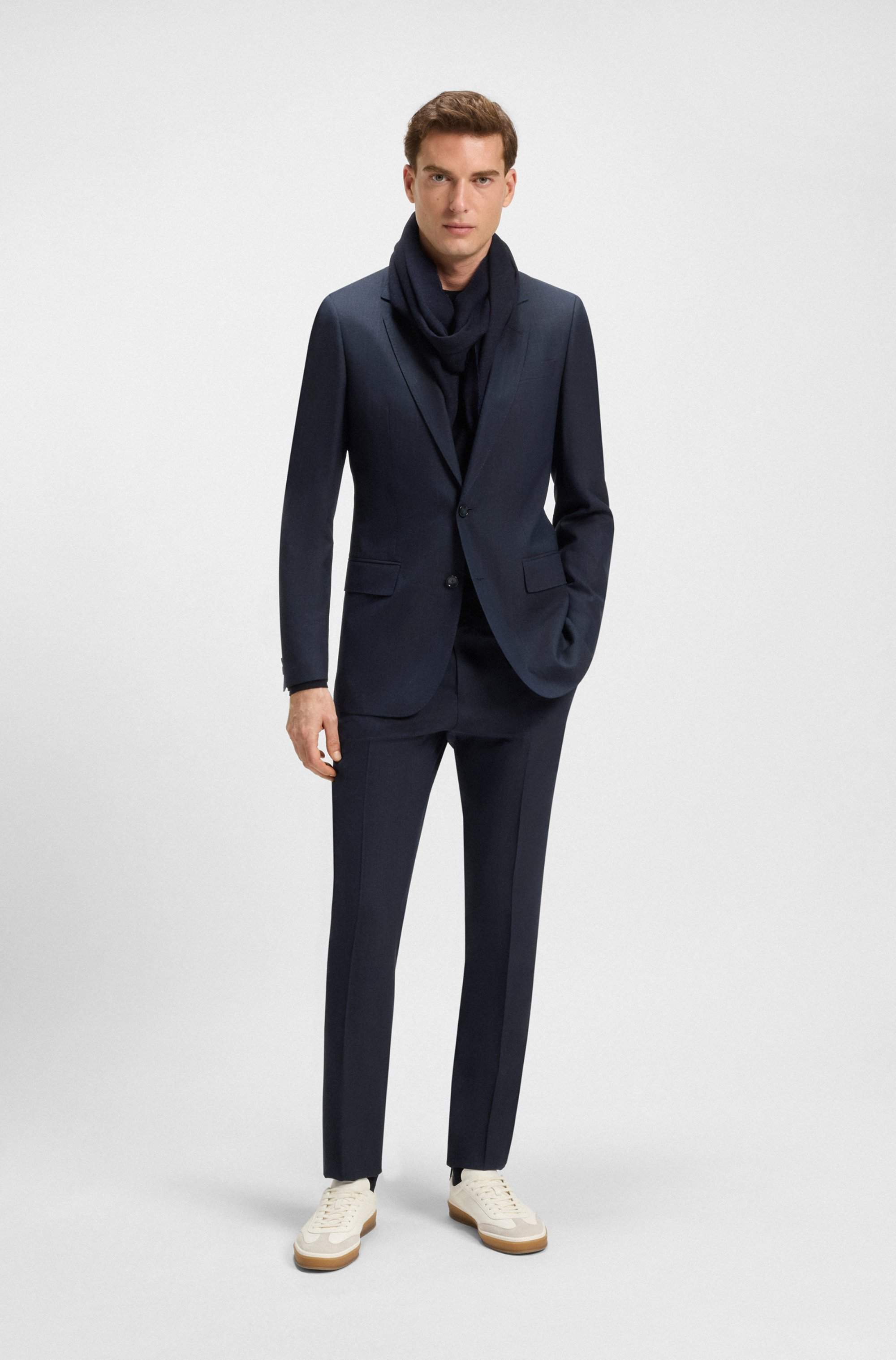 BECKHAM x BOSS two-piece slim-fit suit