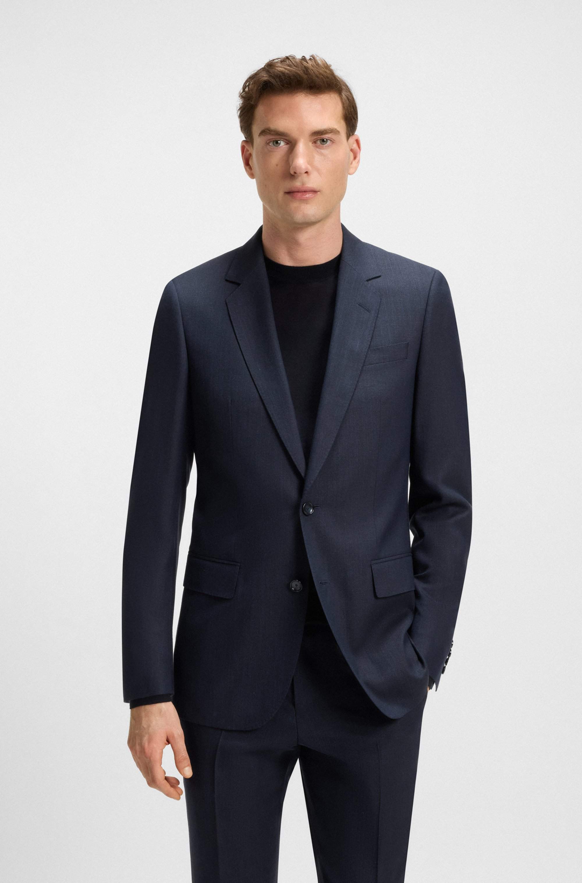 BECKHAM x BOSS two-piece slim-fit suit