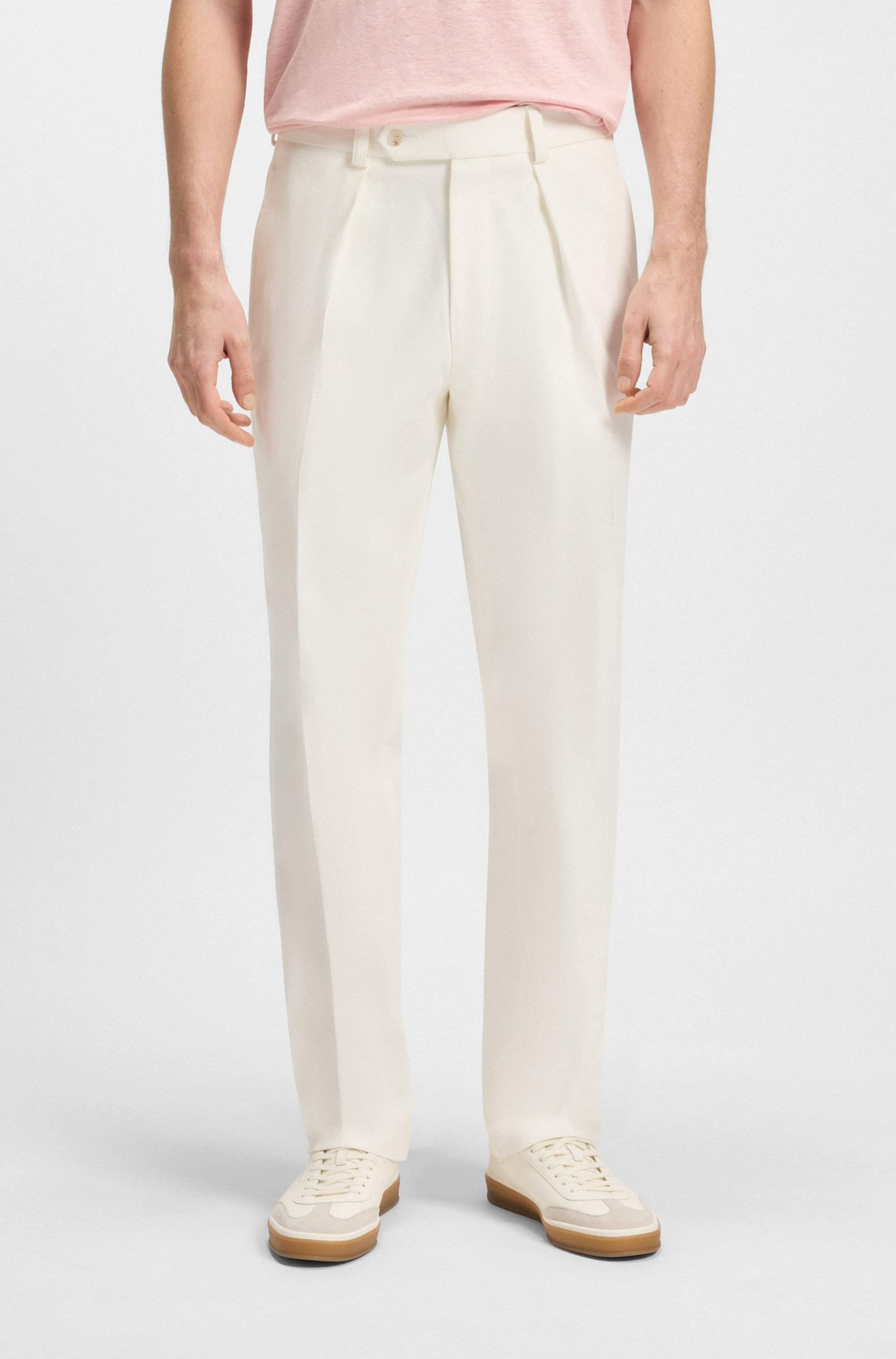 BECKHAM x BOSS trousers in stretch cotton